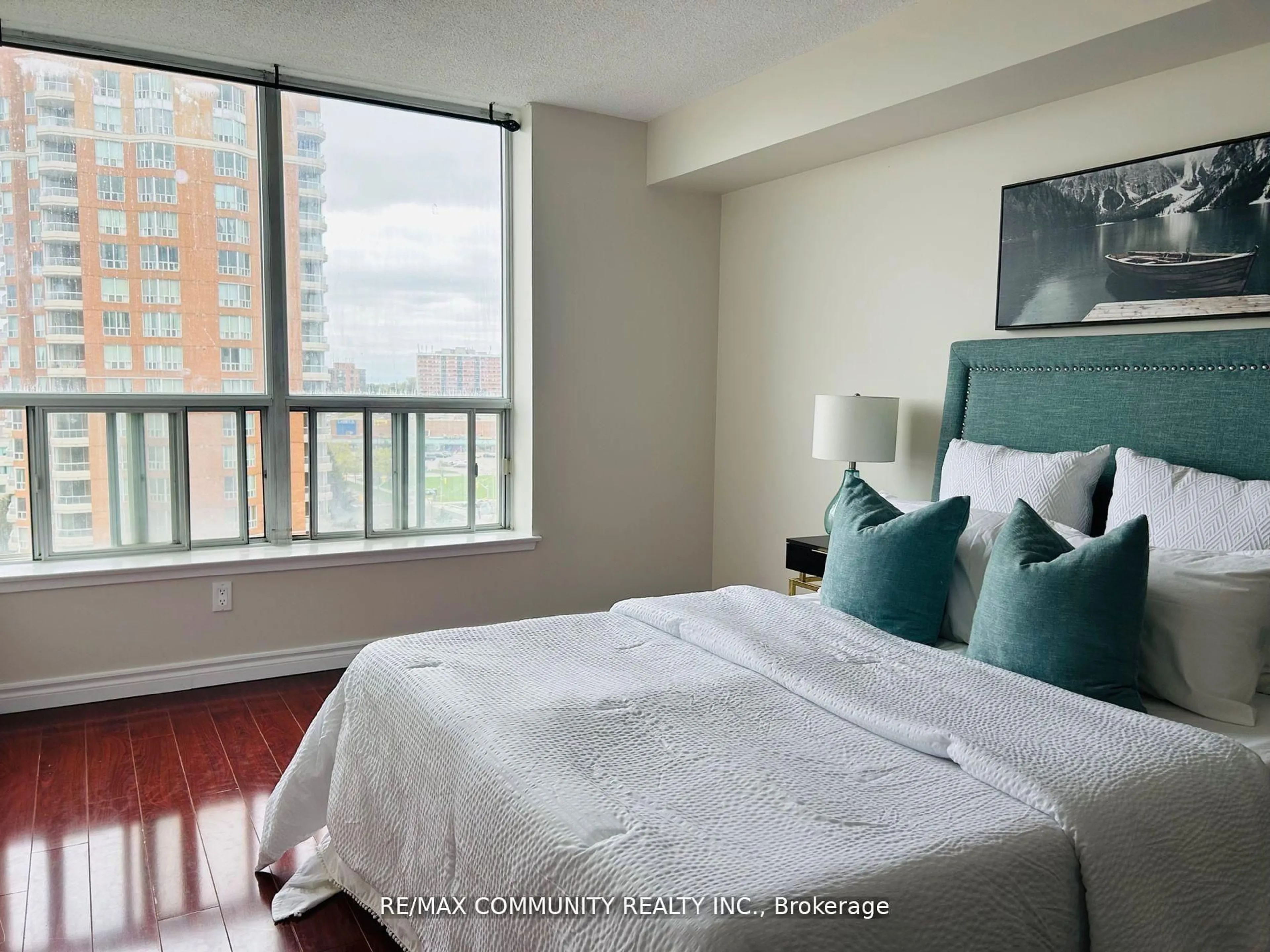 Bedroom with bed, unknown for 430 McLevin Ave #1110, Toronto Ontario M1B 5P1