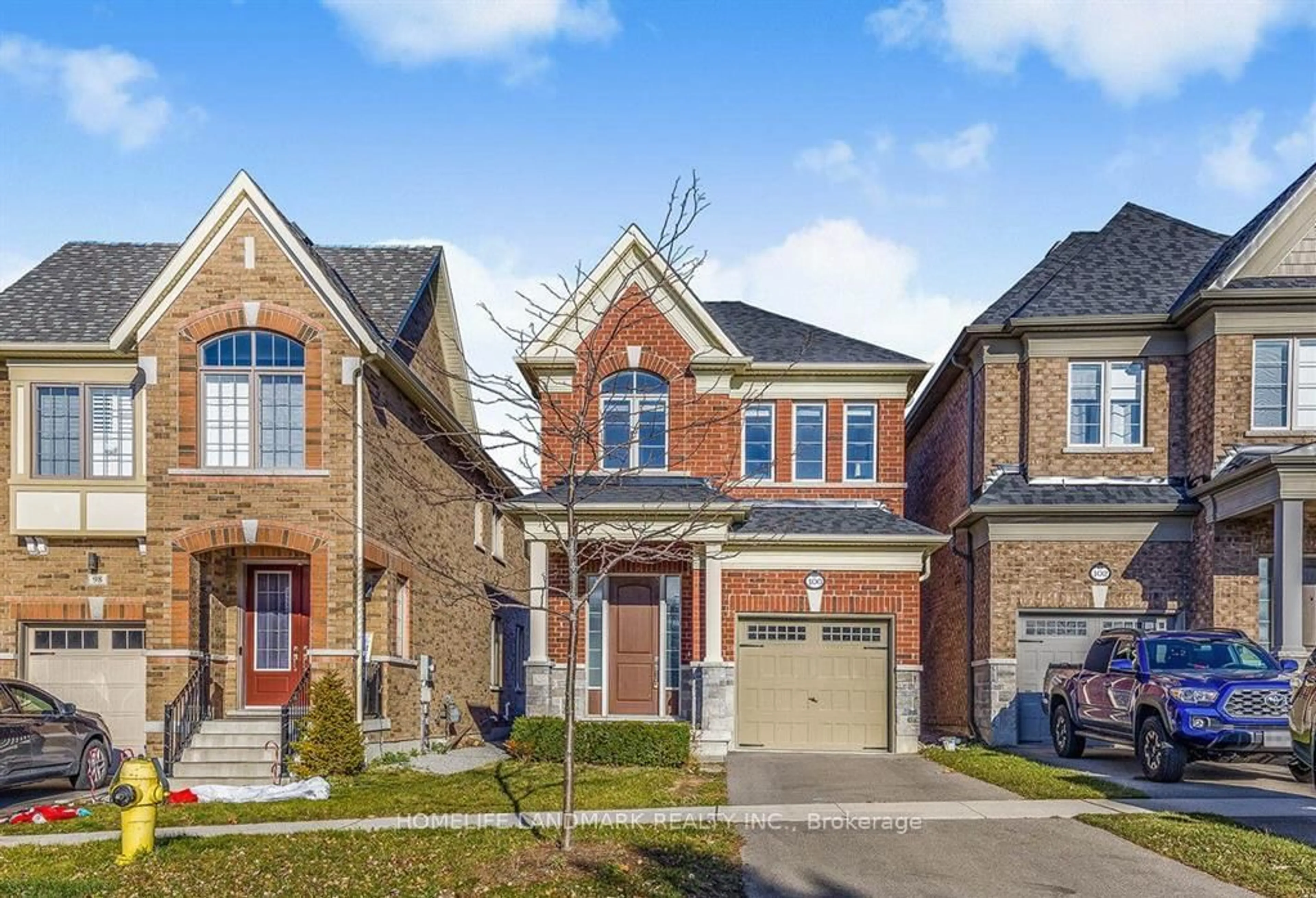 Home with brick exterior material, street for 100 Christine Elliot Ave, Whitby Ontario L1P 0B5