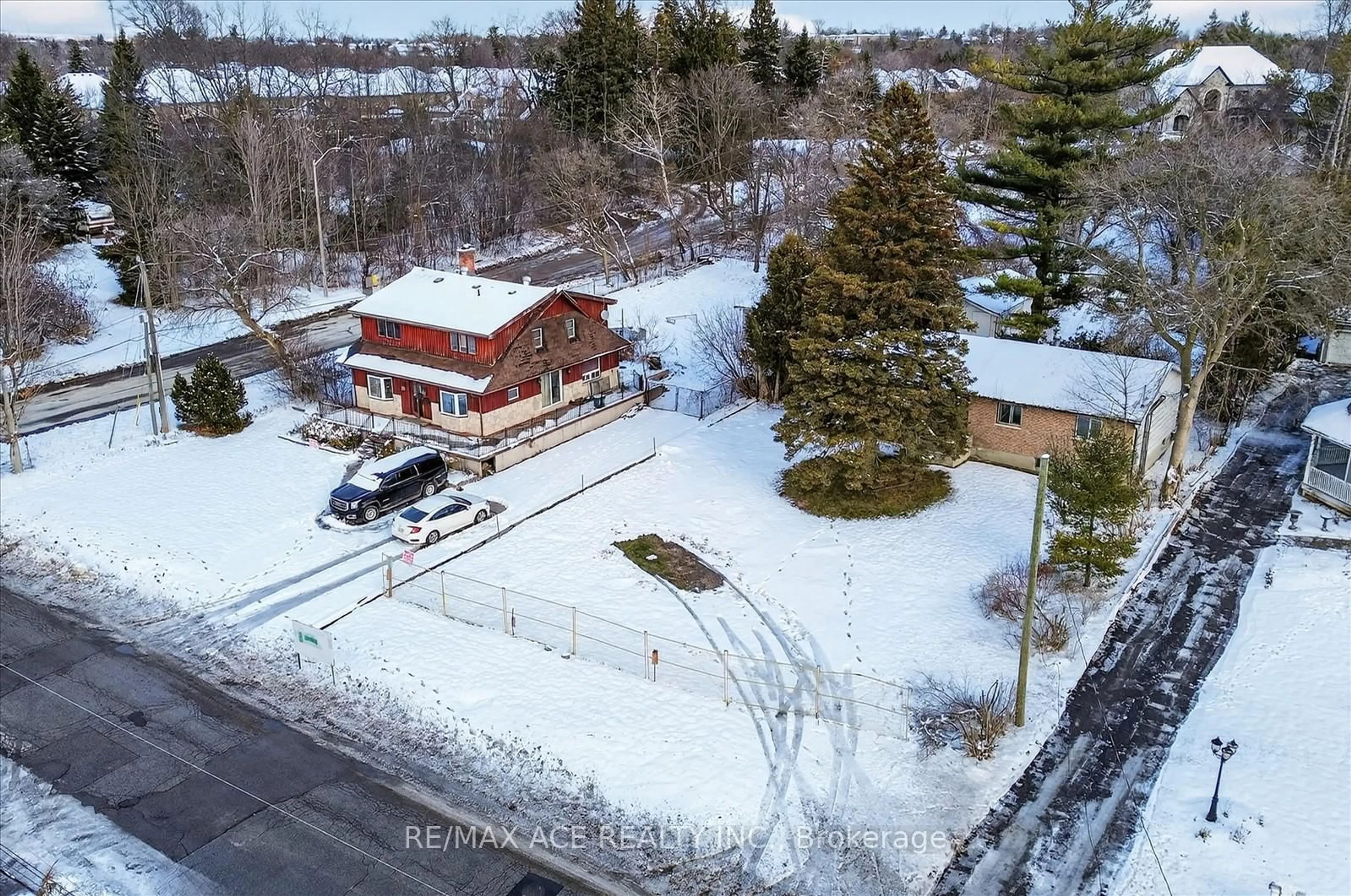 A pic from outside/outdoor area/front of a property/back of a property/a pic from drone, street for 467 & 471 Rosebank Rd, Pickering Ontario L1W 2N3