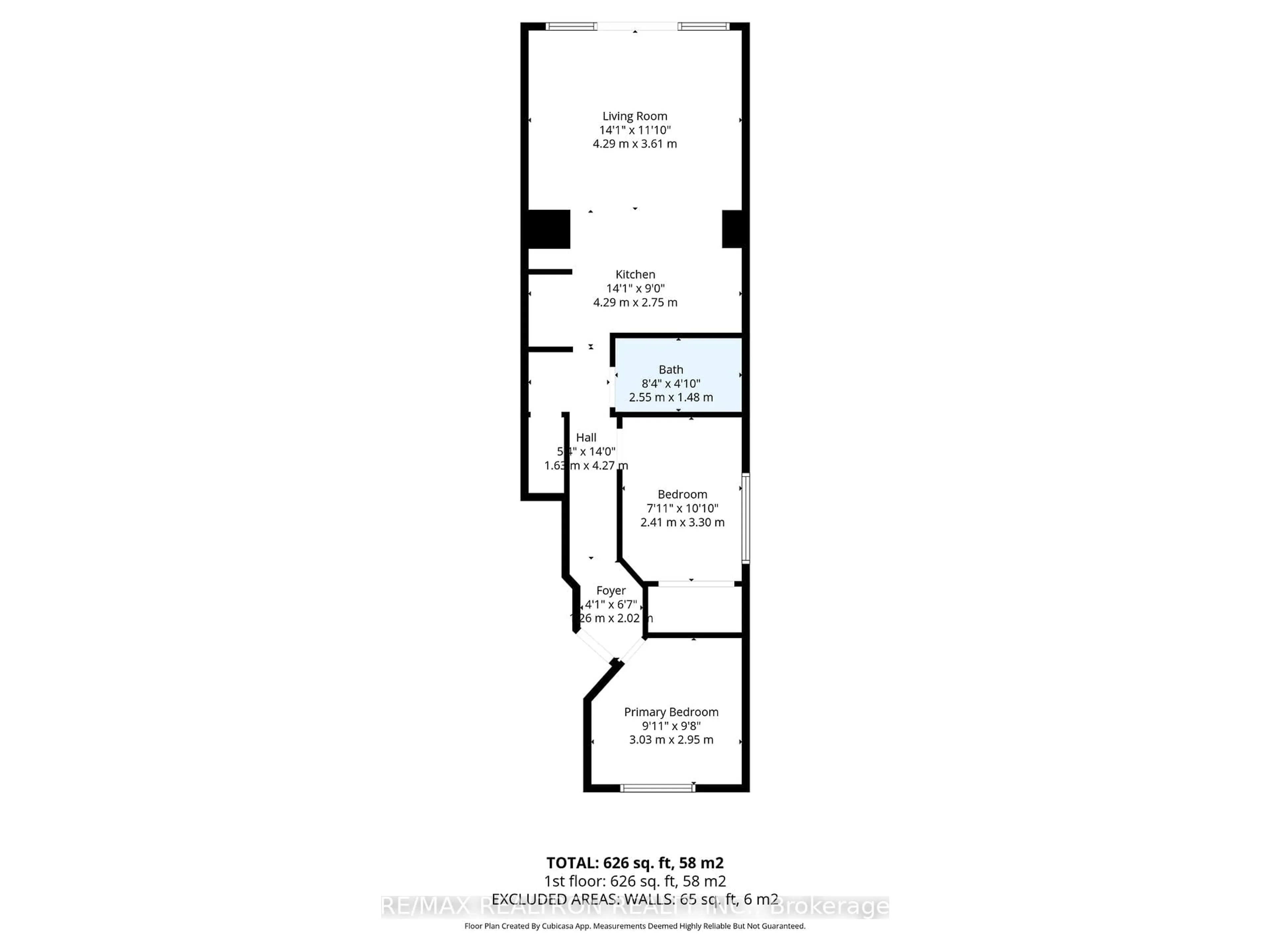 Floor plan for 92 Donlands Ave, Toronto Ontario M4J 3P1