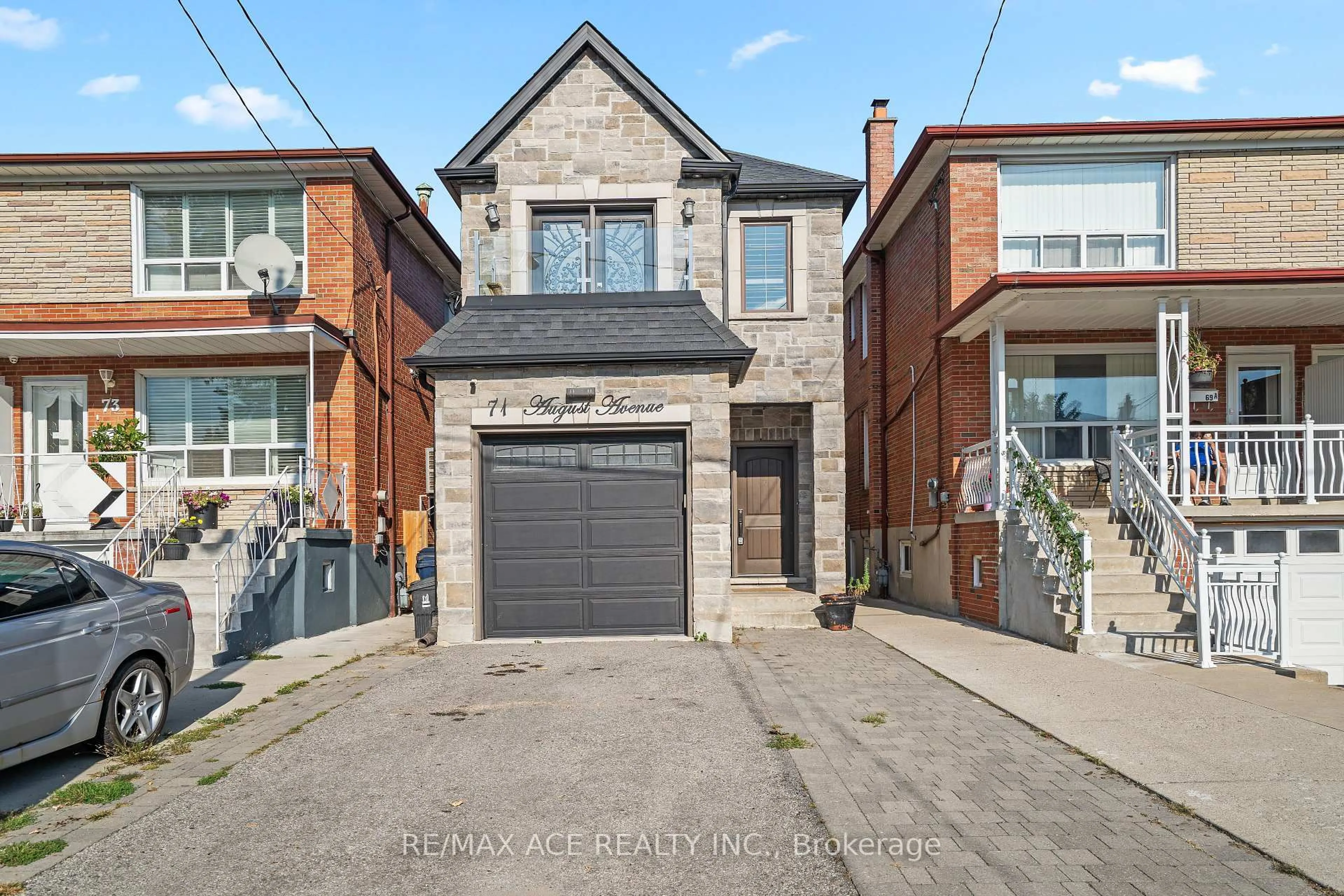 Home with brick exterior material, street for 71 August Ave, Toronto Ontario M1L 3N1