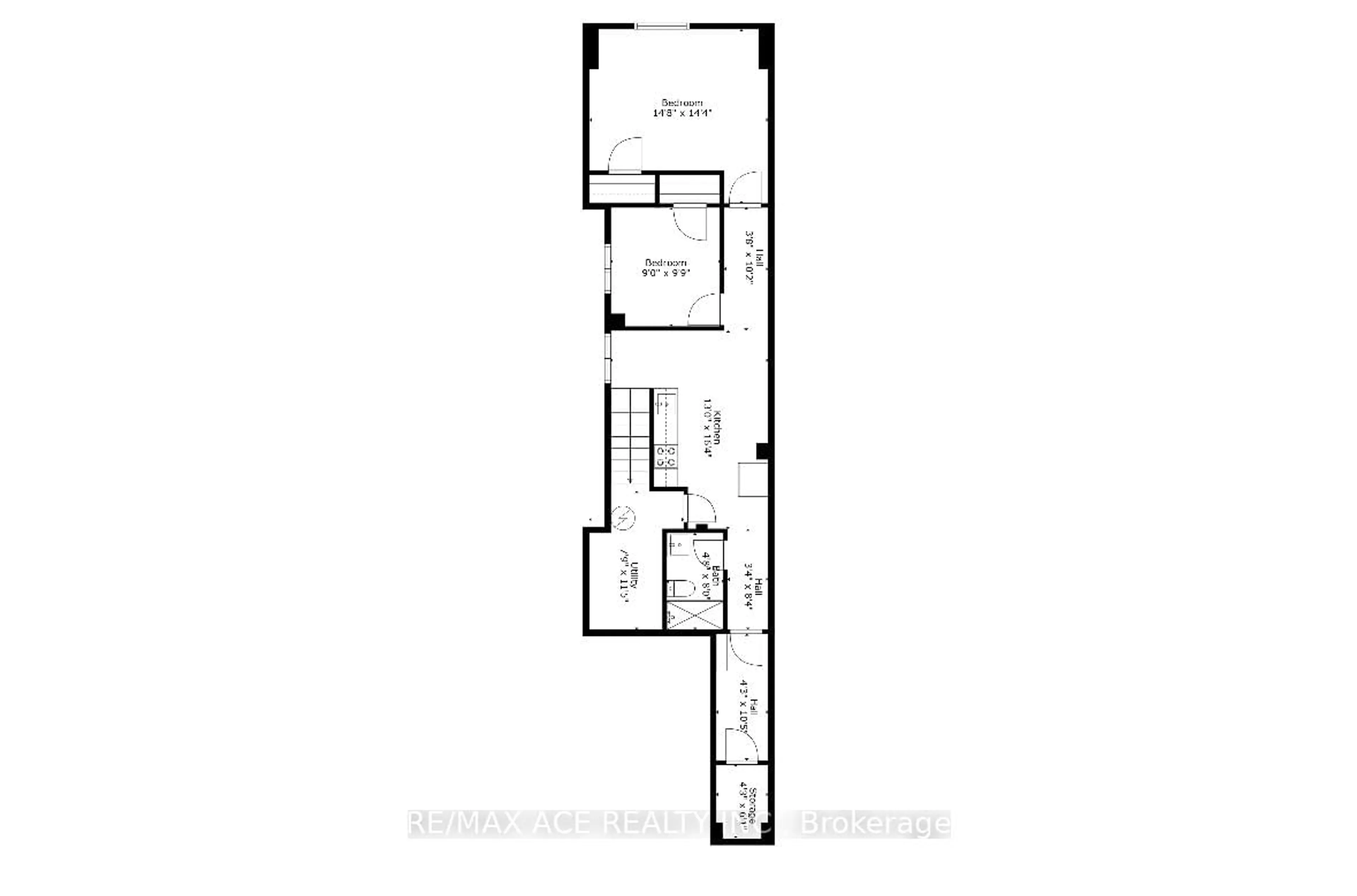 Floor plan for 71 August Ave, Toronto Ontario M1L 3N1