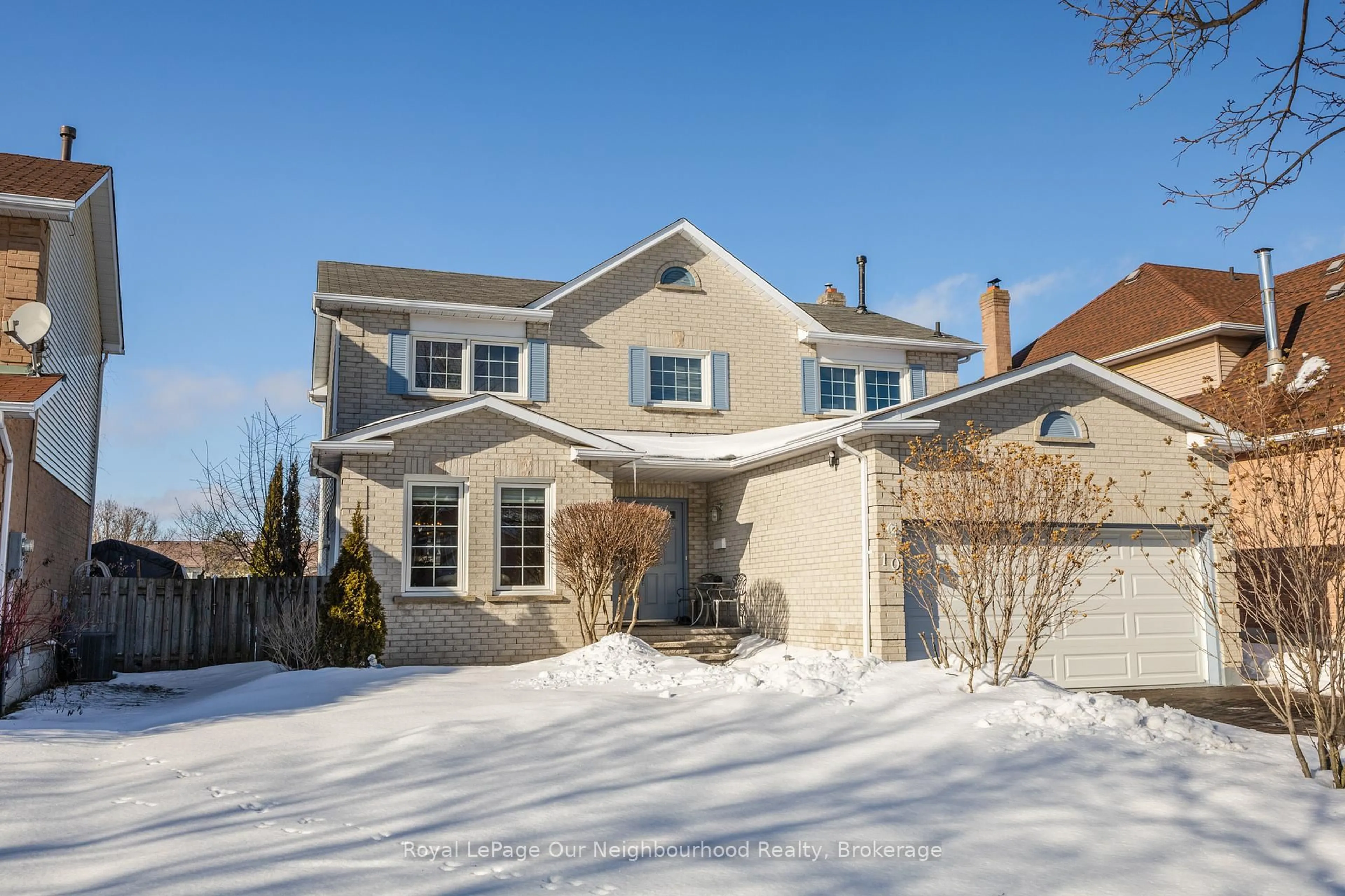 Home with brick exterior material, street for 10 Holden Crt, Whitby Ontario L1N 9A1