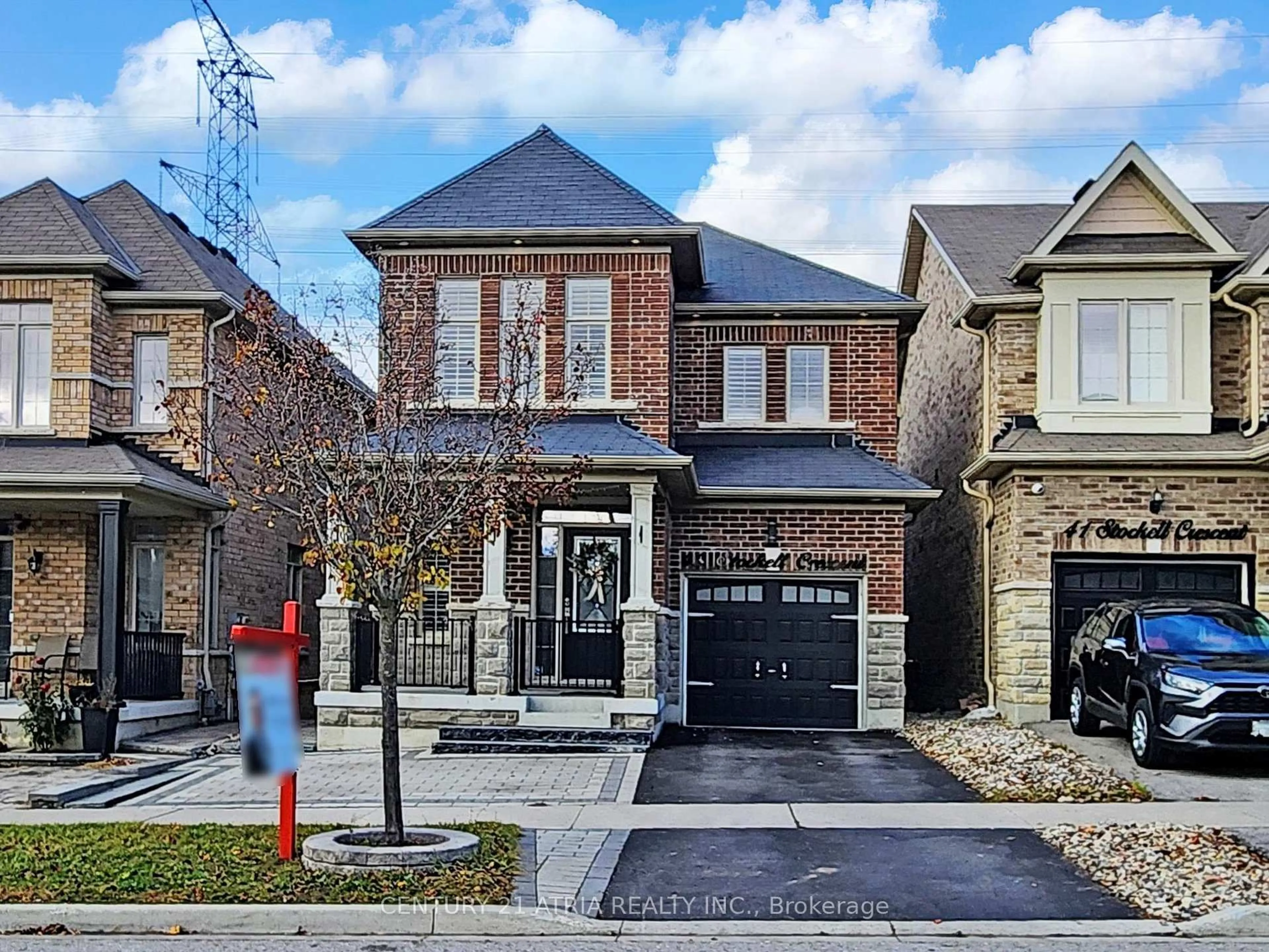 Home with brick exterior material, street for 43 Stockell Cres, Ajax Ontario L1T 4P8