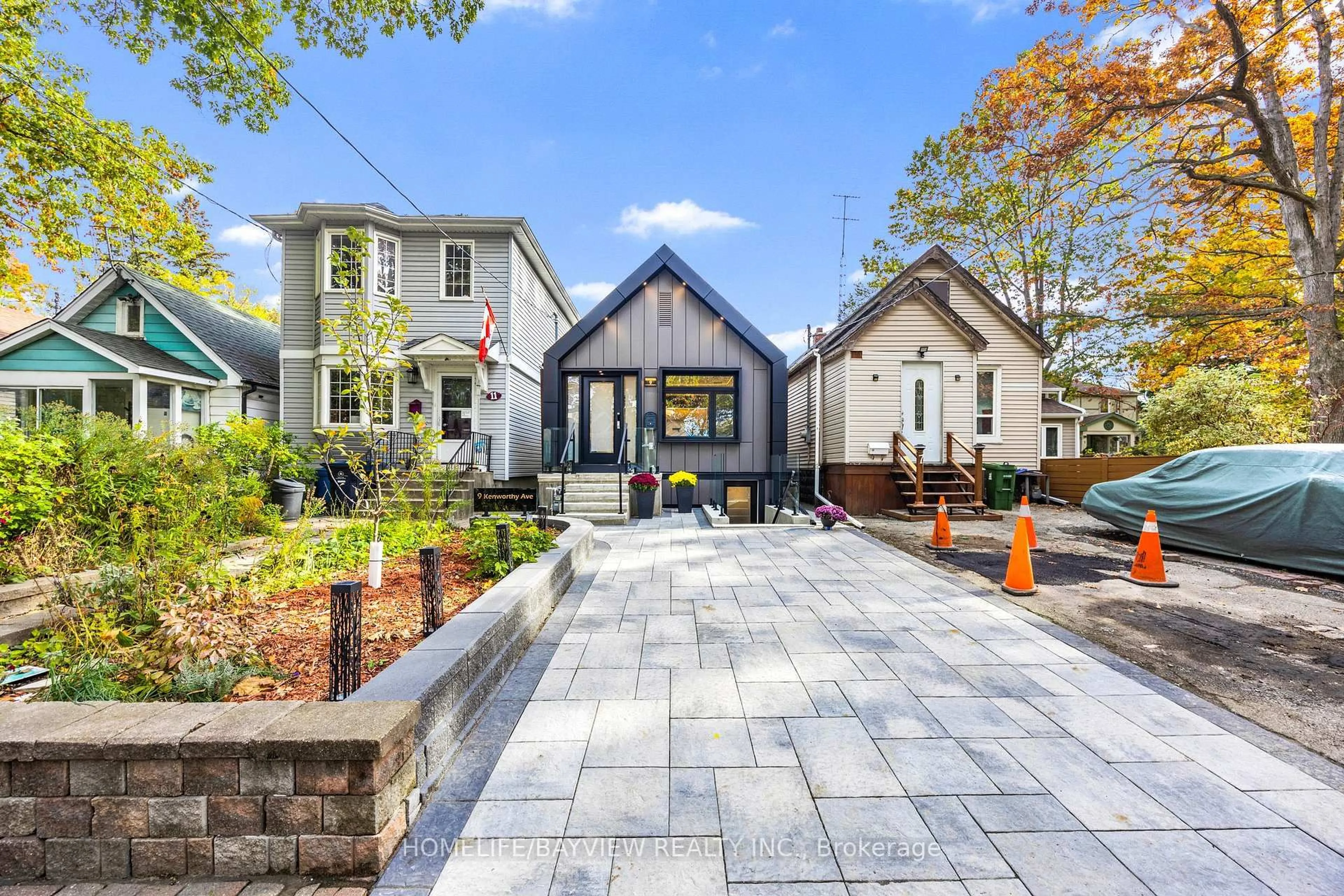 Home with brick exterior material, street for 9 Kenworthy Ave, Toronto Ontario M1L 3B1