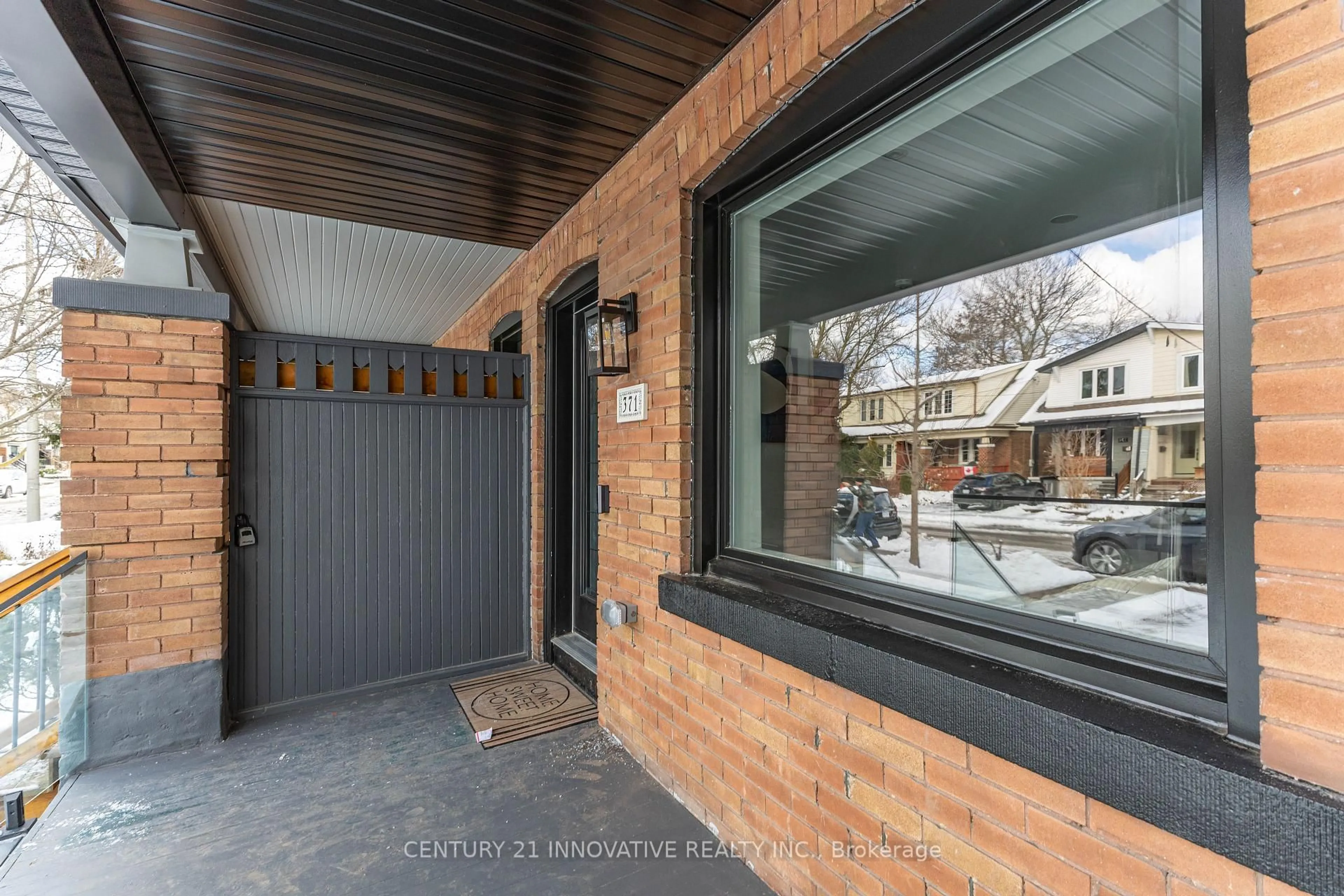 Home with brick exterior material, street for 371 Milverton Blvd, Toronto Ontario M4J 1W1