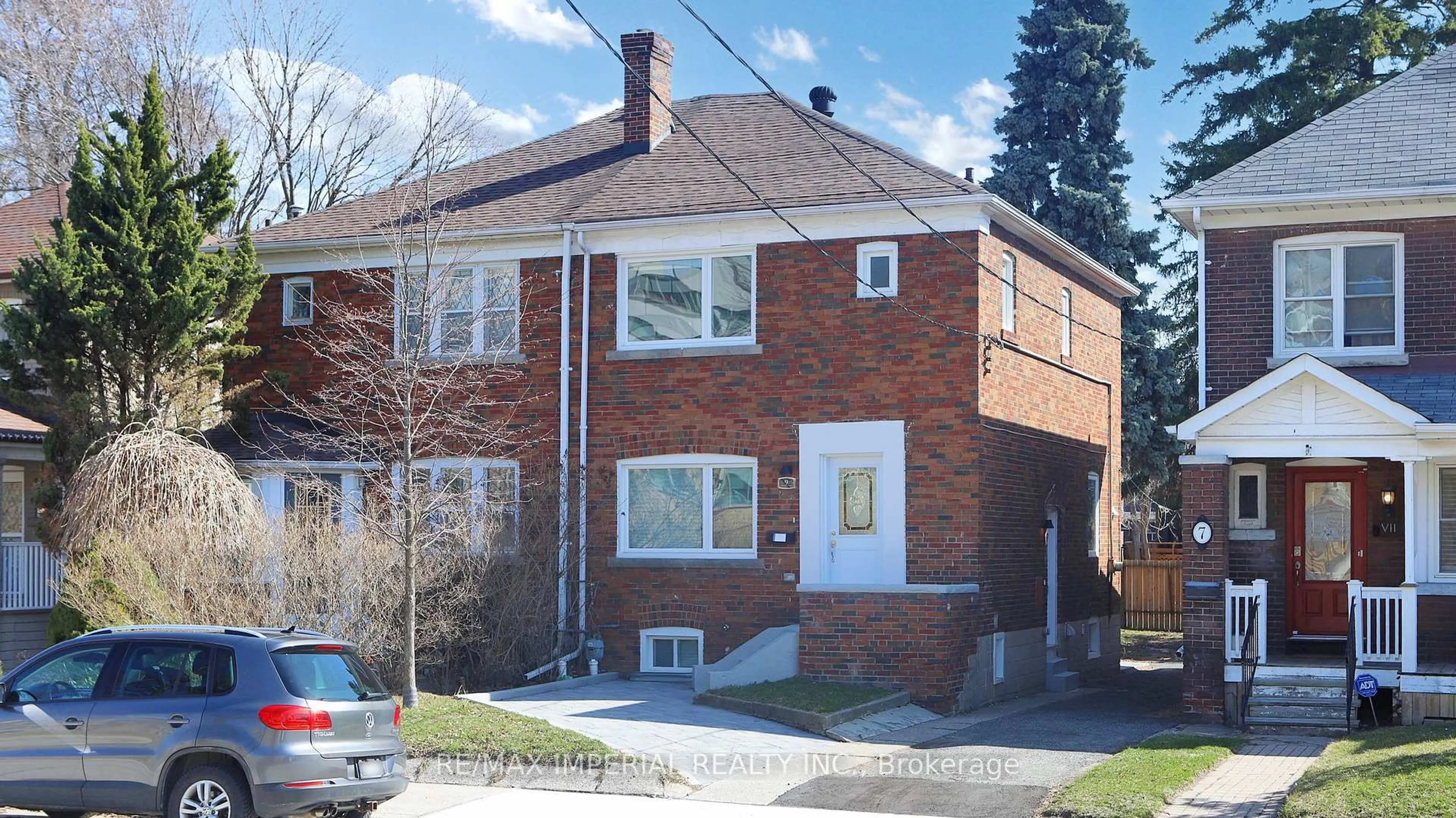 Home with brick exterior material, street for 9 Lesmount Ave, Toronto Ontario M4J 3V5