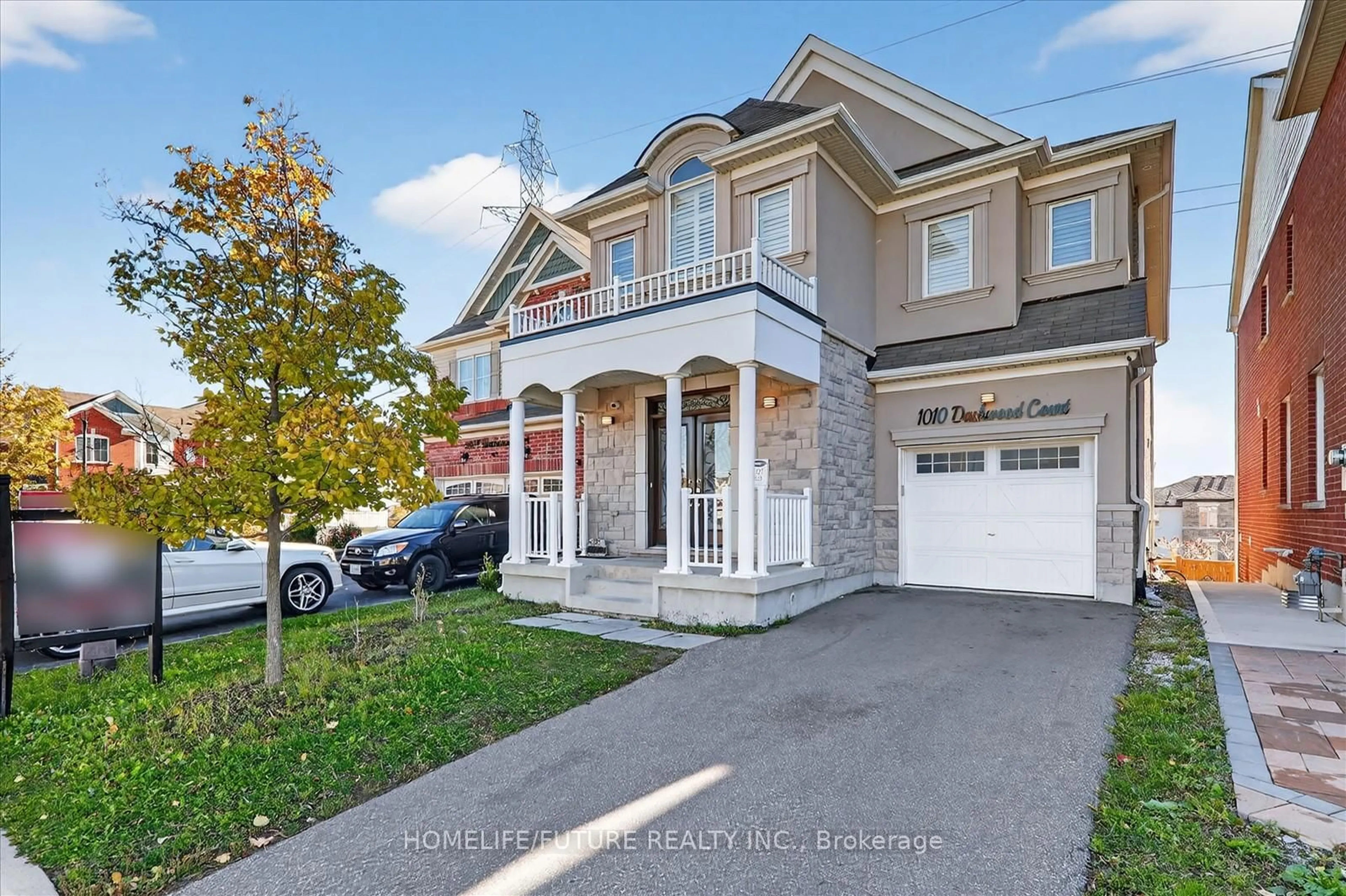 Home with brick exterior material, street for 1010 Dashwood Crt, Pickering Ontario L1V 2P8
