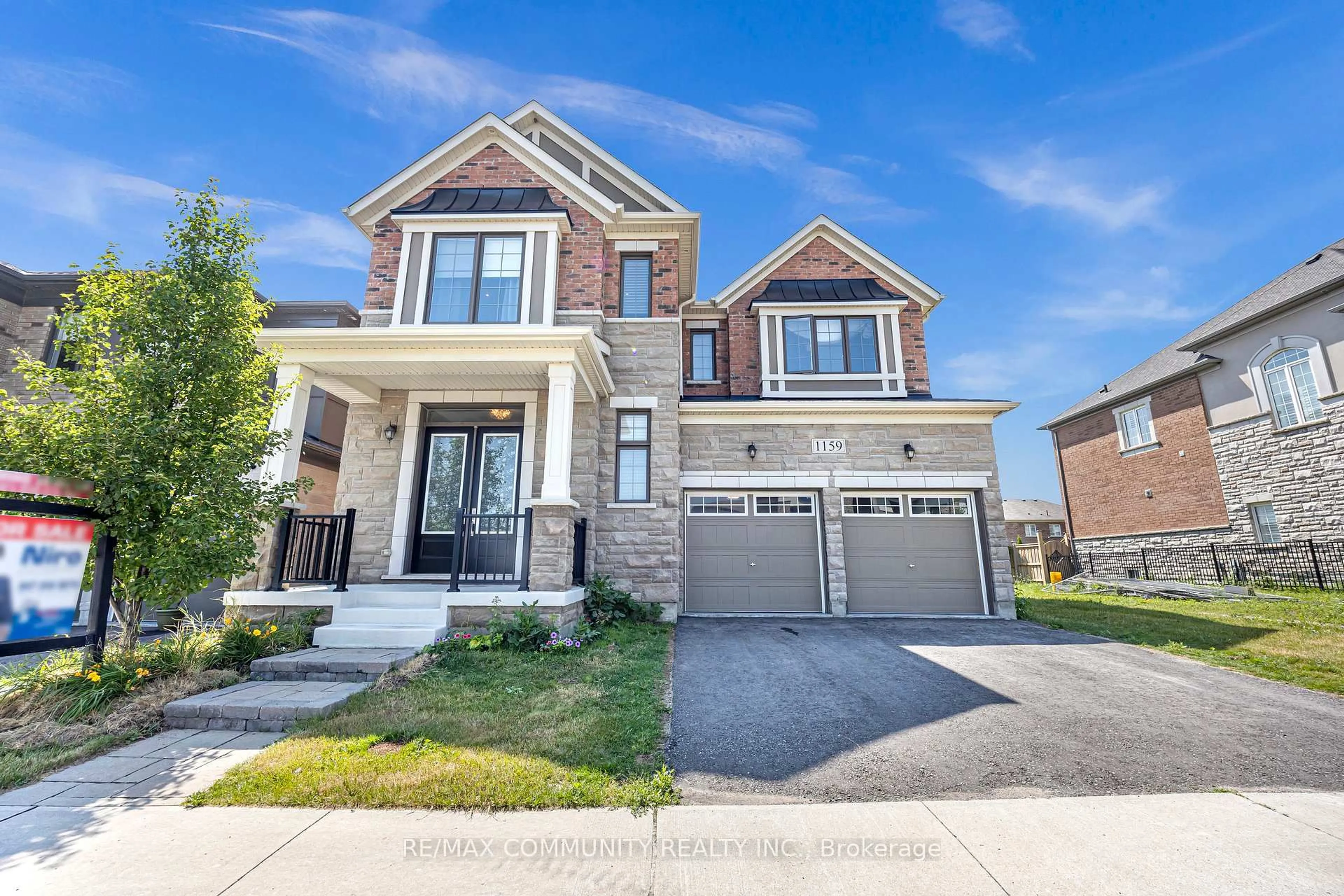 Home with brick exterior material, street for 1159 Dragonfly Ave, Pickering Ontario L1X 0G1