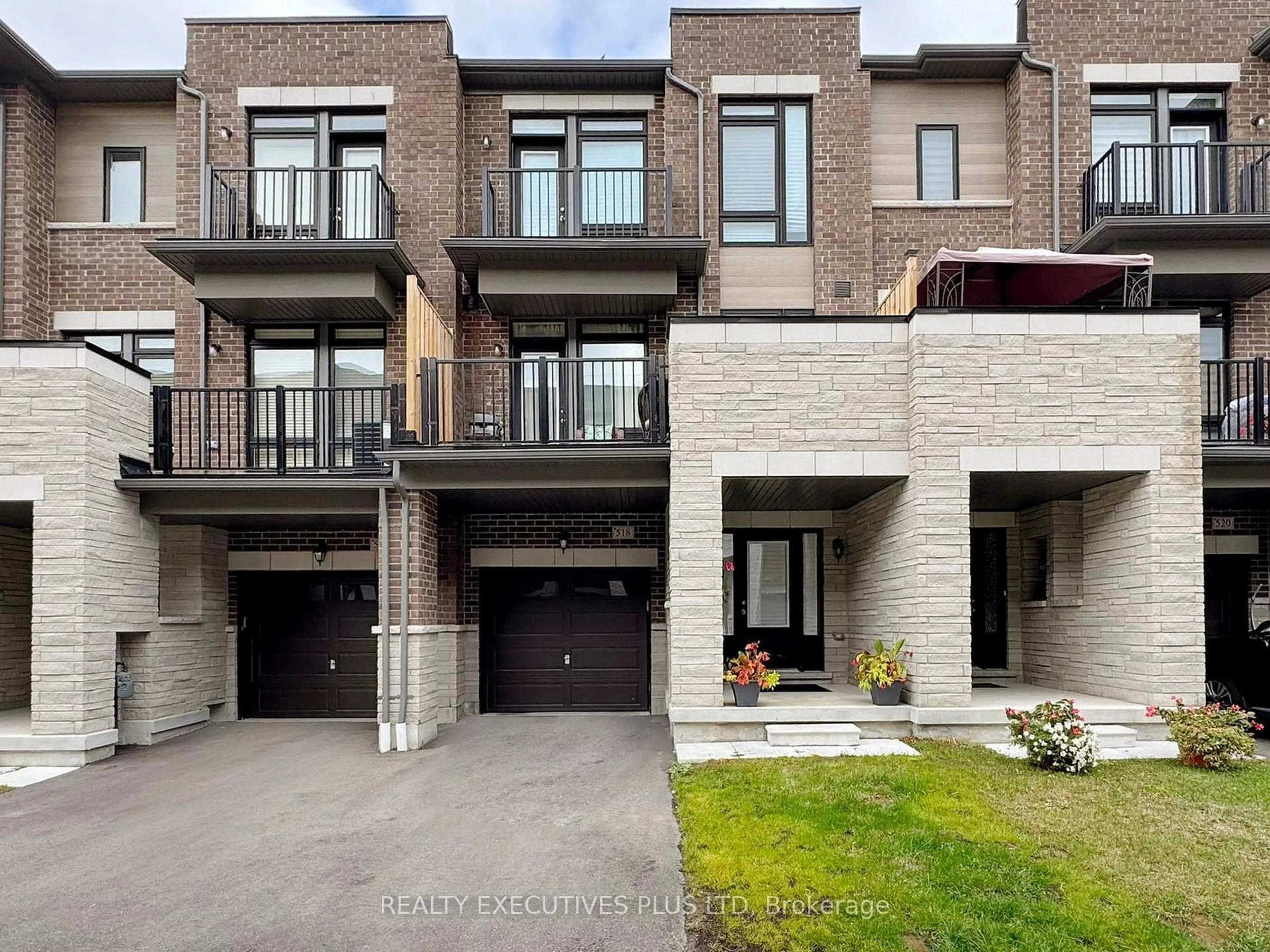 Home with brick exterior material, street for 518 Danks Ridge Dr, Ajax Ontario L1S 7S9
