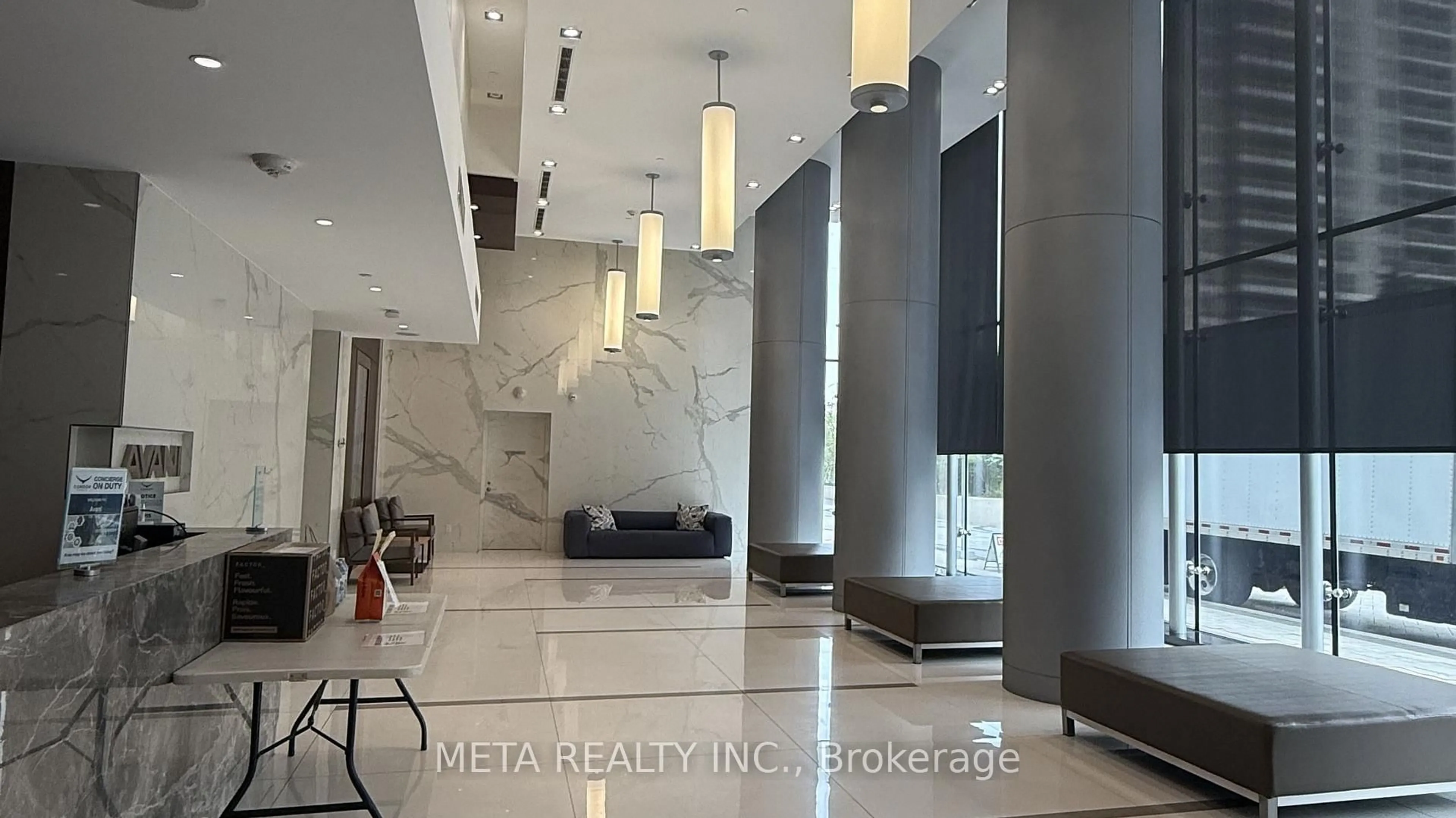 Lobby for 255 Village Green Sq #607, Toronto Ontario M1S 0L3