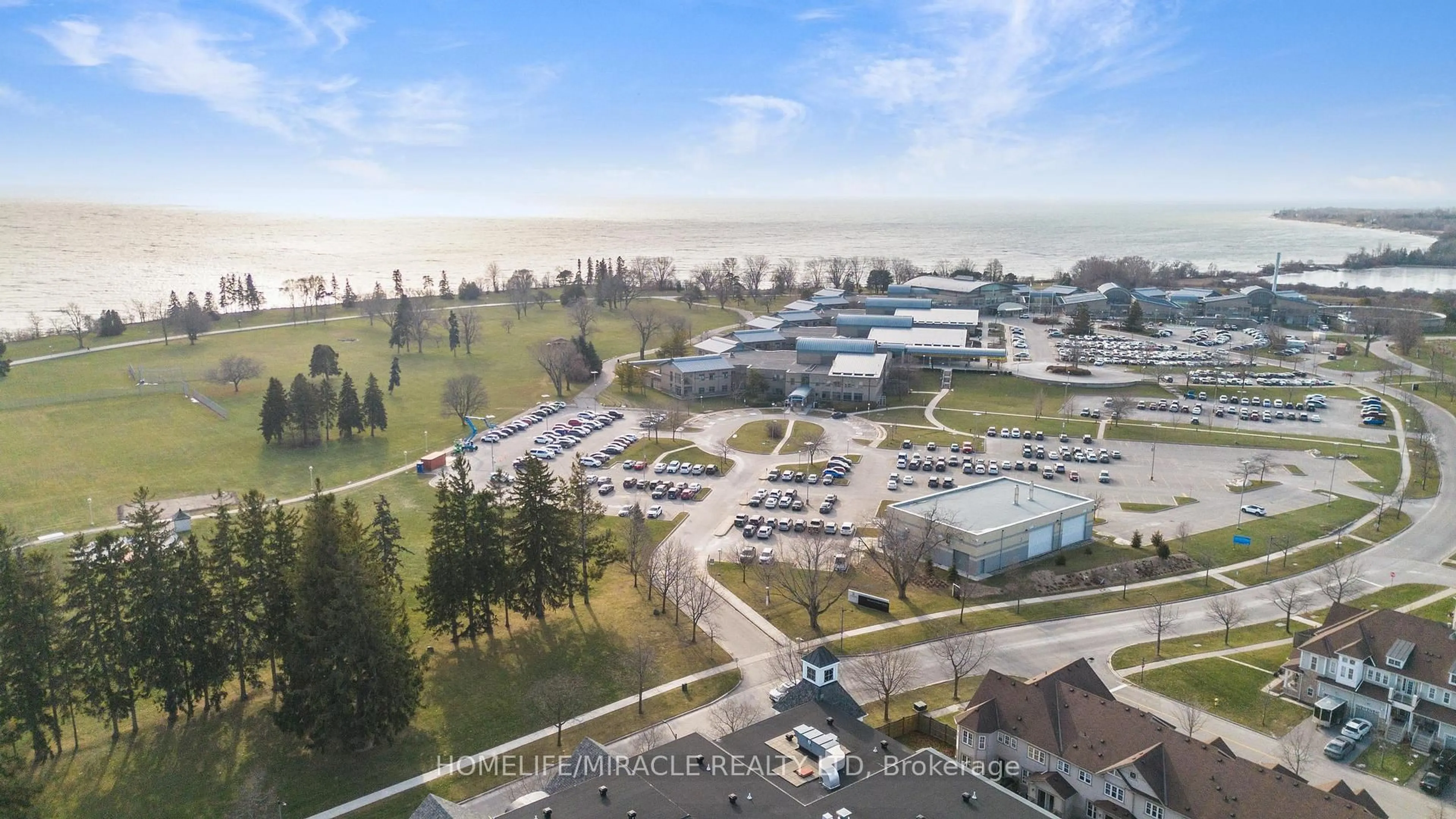 A pic from outside/outdoor area/front of a property/back of a property/a pic from drone, mountain view for 650 Gordon St #303, Whitby Ontario L1N 0C1