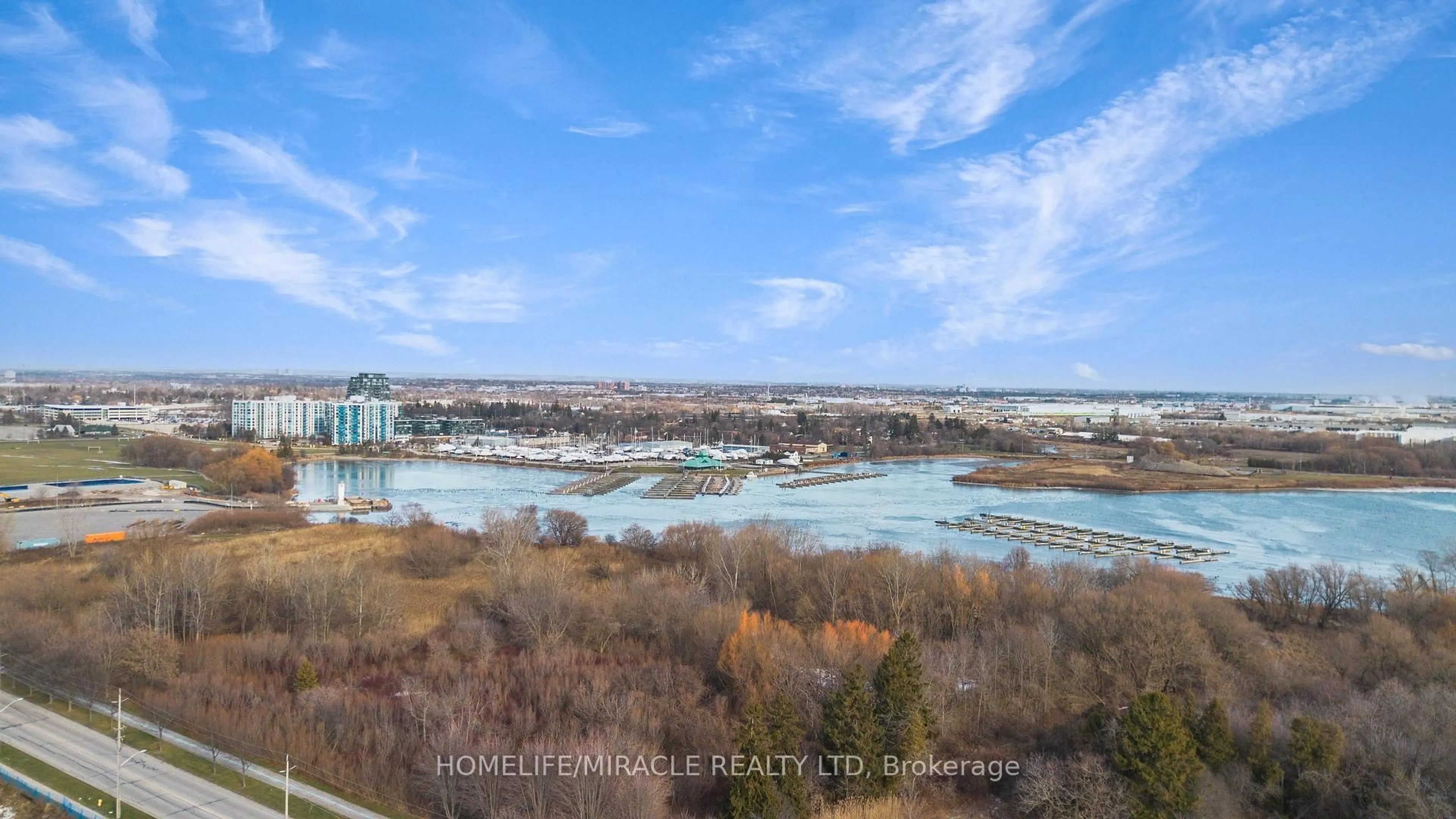 A pic from outside/outdoor area/front of a property/back of a property/a pic from drone, water/lake/river/ocean view for 650 Gordon St #303, Whitby Ontario L1N 0C1