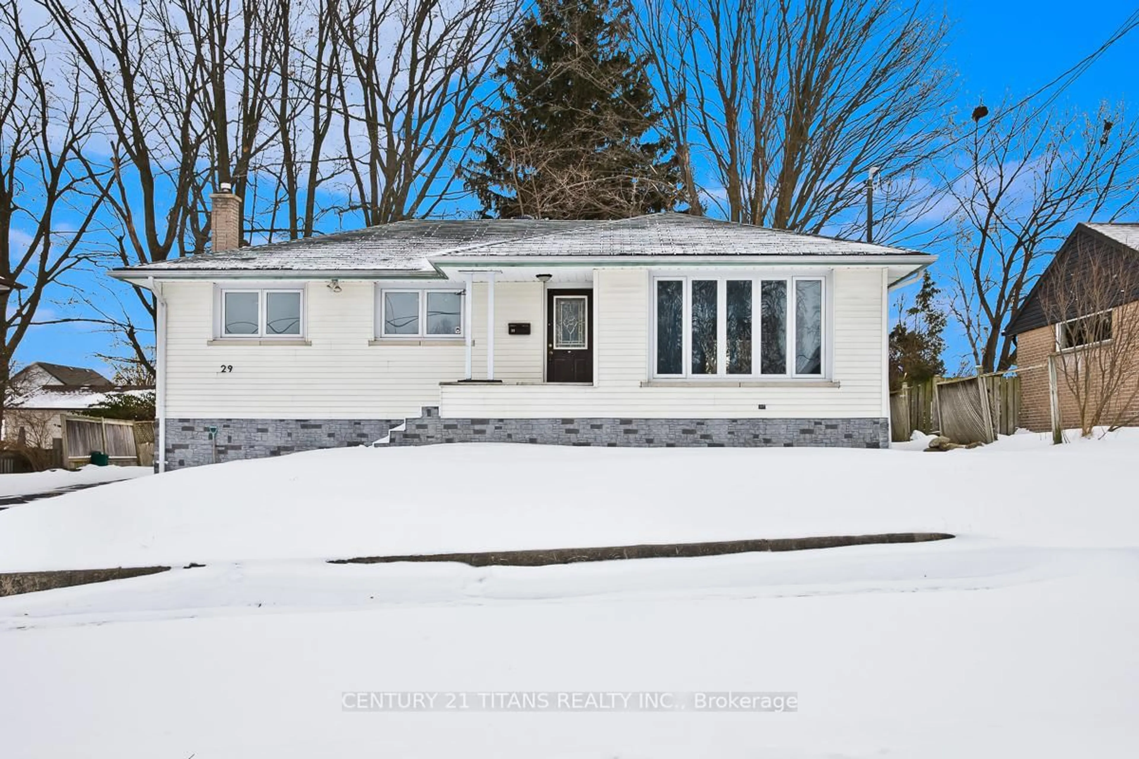 Home with vinyl exterior material, street for 29 Switzer Dr, Oshawa Ontario L1G 3J2