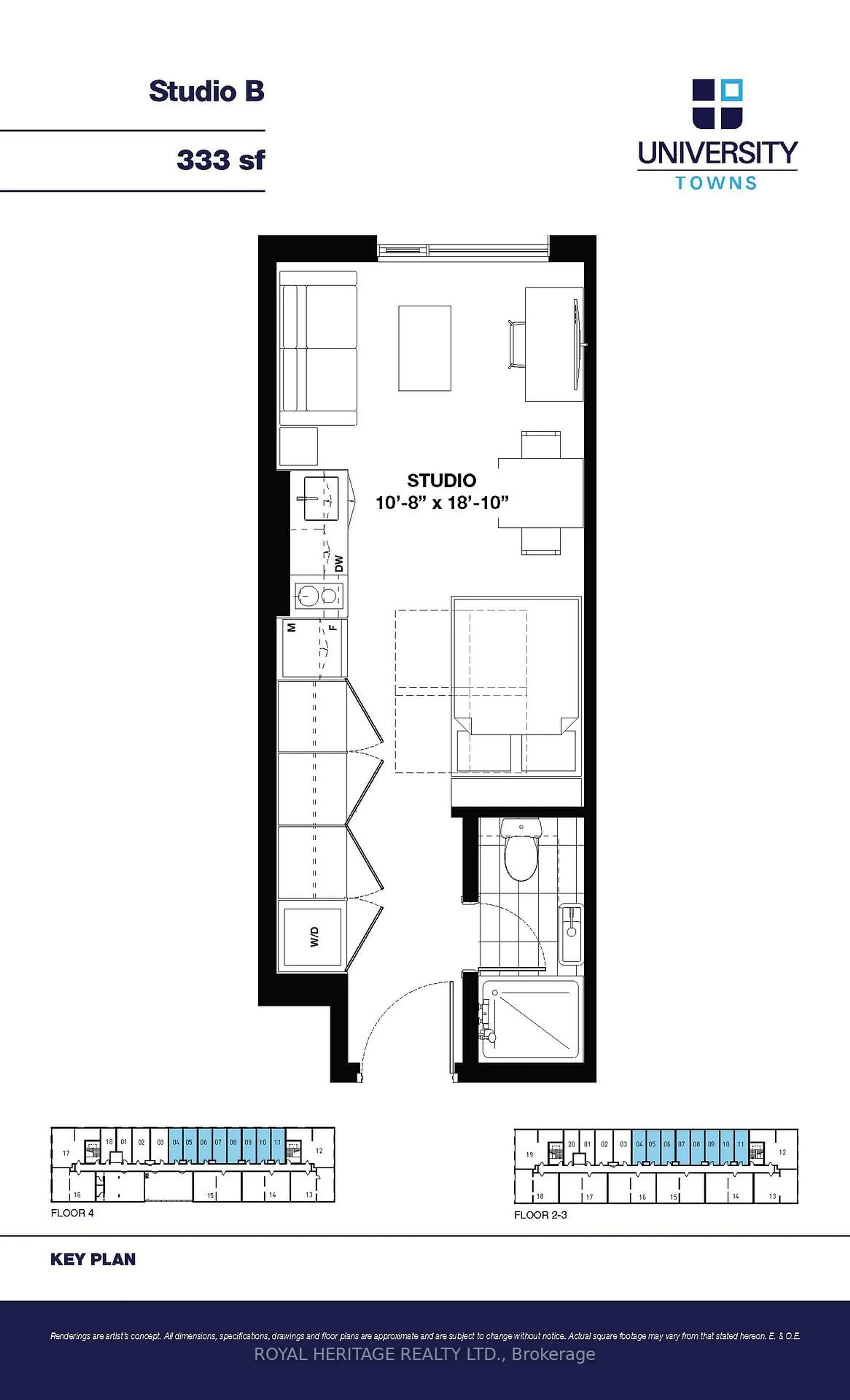 Floor plan for 1800 Simcoe St #307, Oshawa Ontario L1G 0C2
