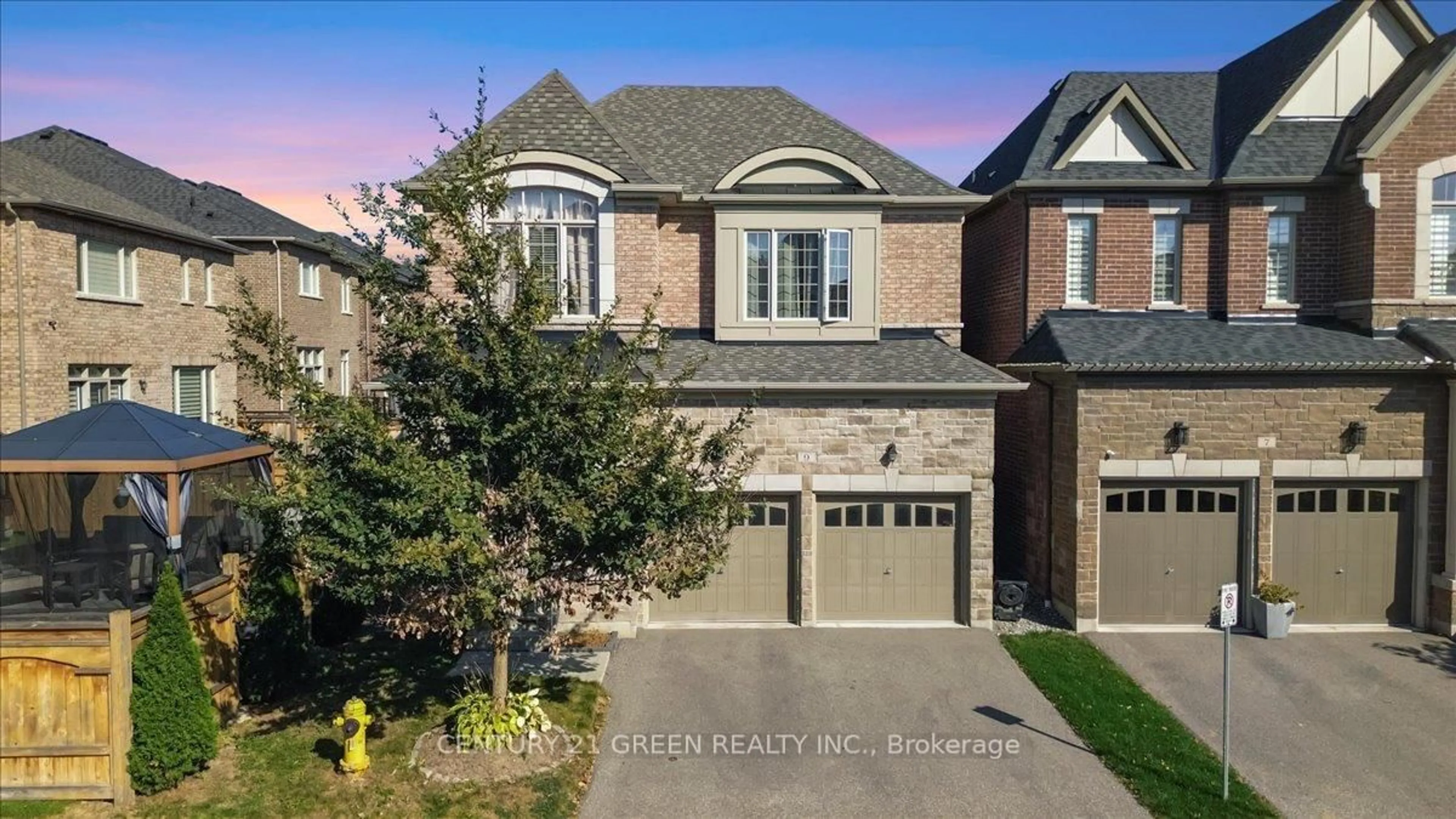 Home with brick exterior material, street for 9 Coates Of Arms Lane, Ajax Ontario L1T 3S2