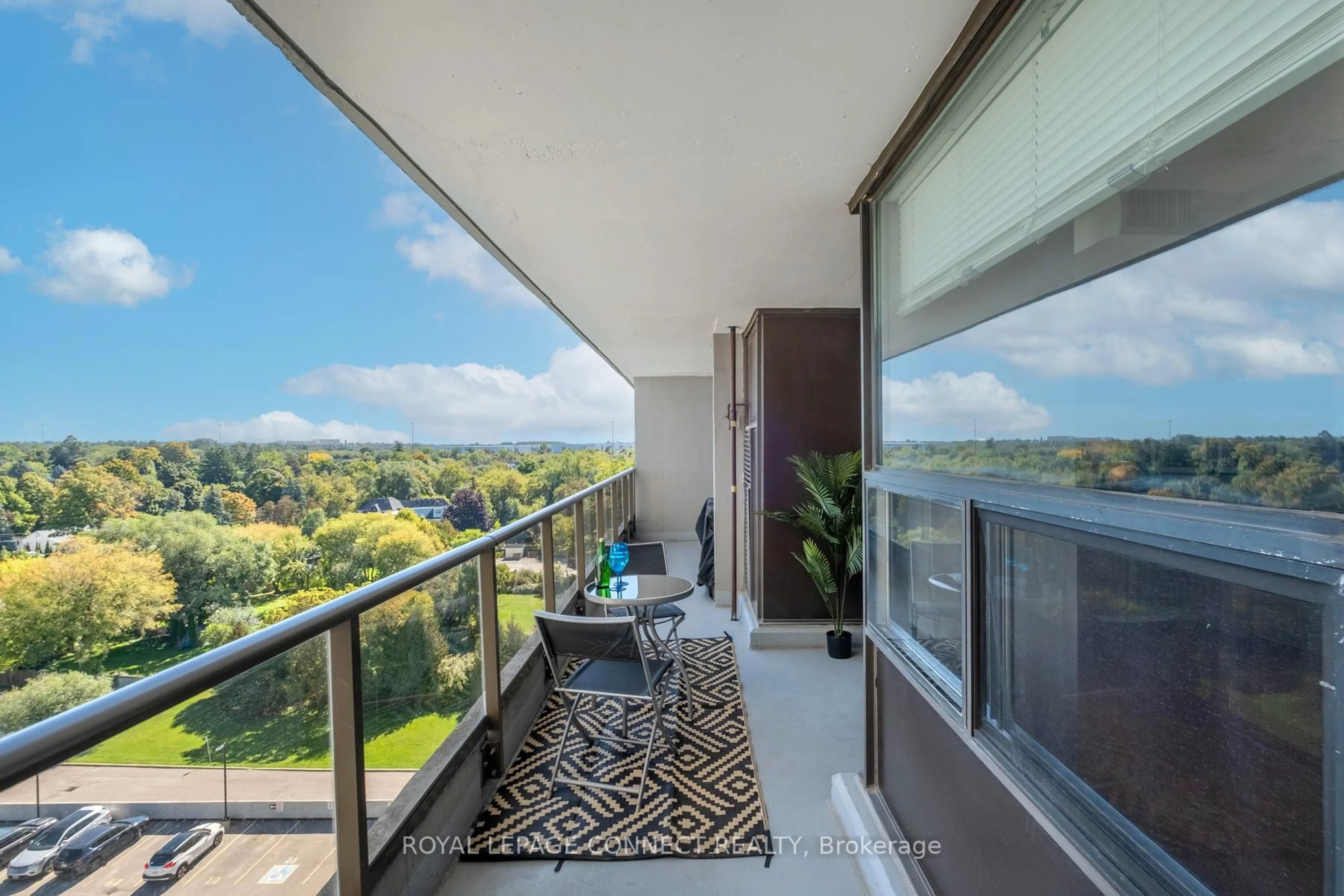 Balcony in the apartment, water/lake/river/ocean view for 92 Church St #906, Ajax Ontario L1S 6B4