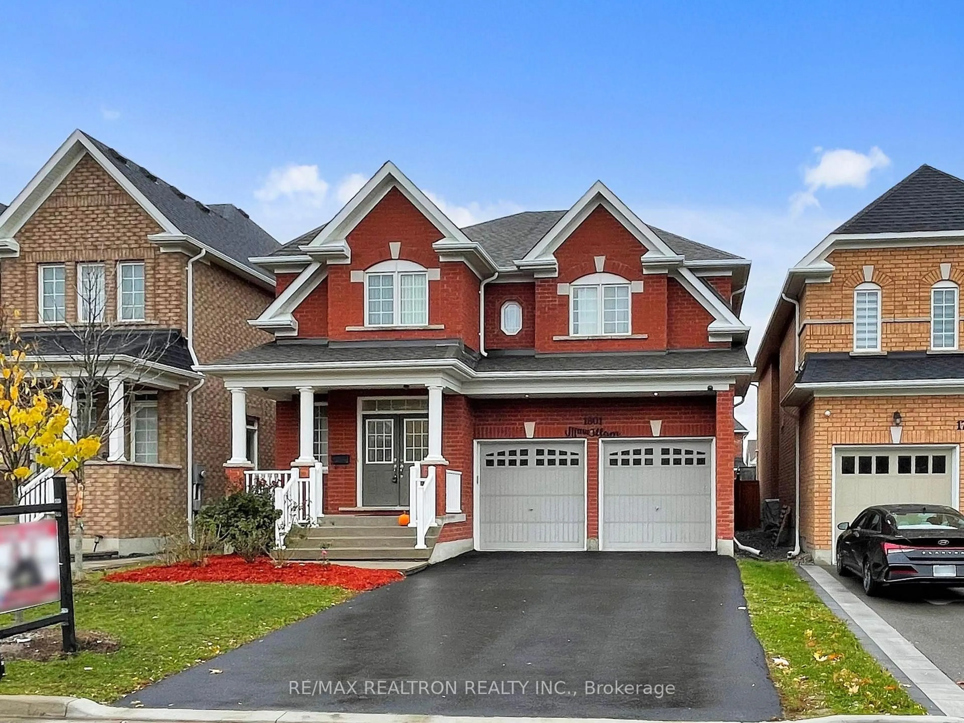 Home with brick exterior material, street for 1801 Douglas Langtree Dr, Oshawa Ontario L1K 0Y3