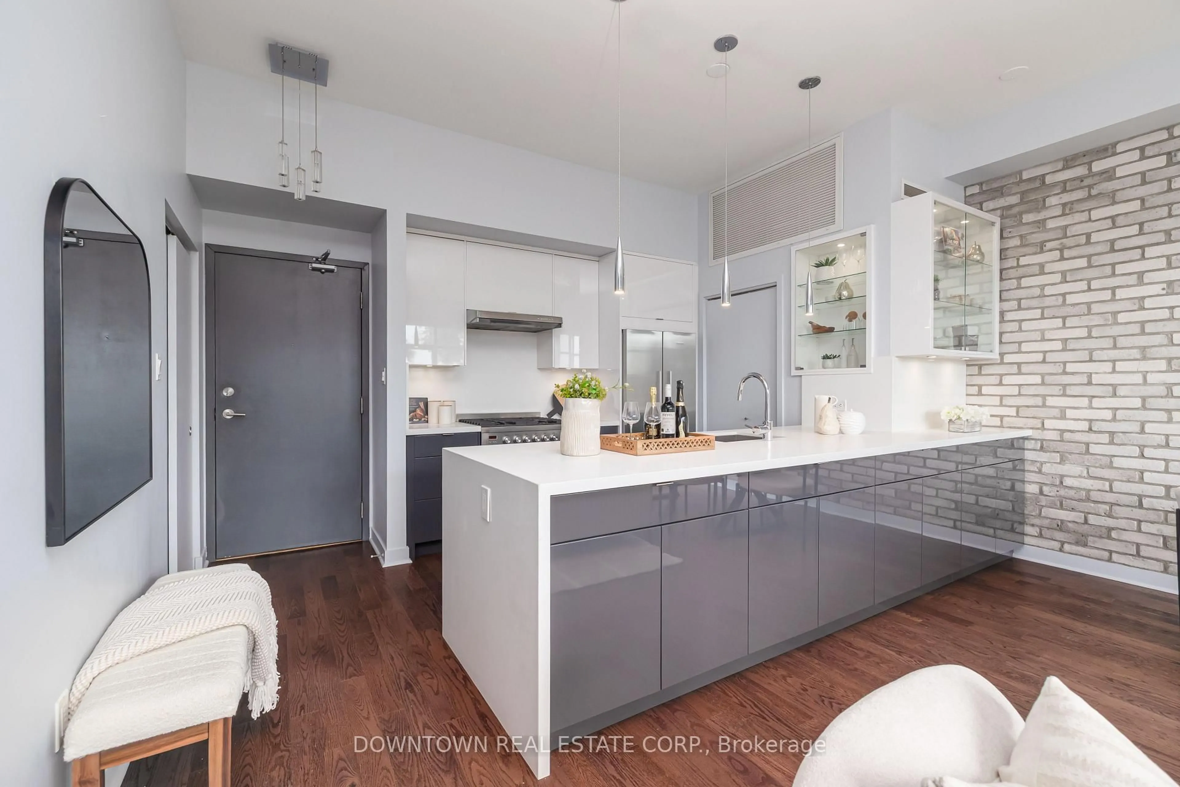 Contemporary kitchen, unknown for 53 Colgate Ave #404, Toronto Ontario M4M 1N6