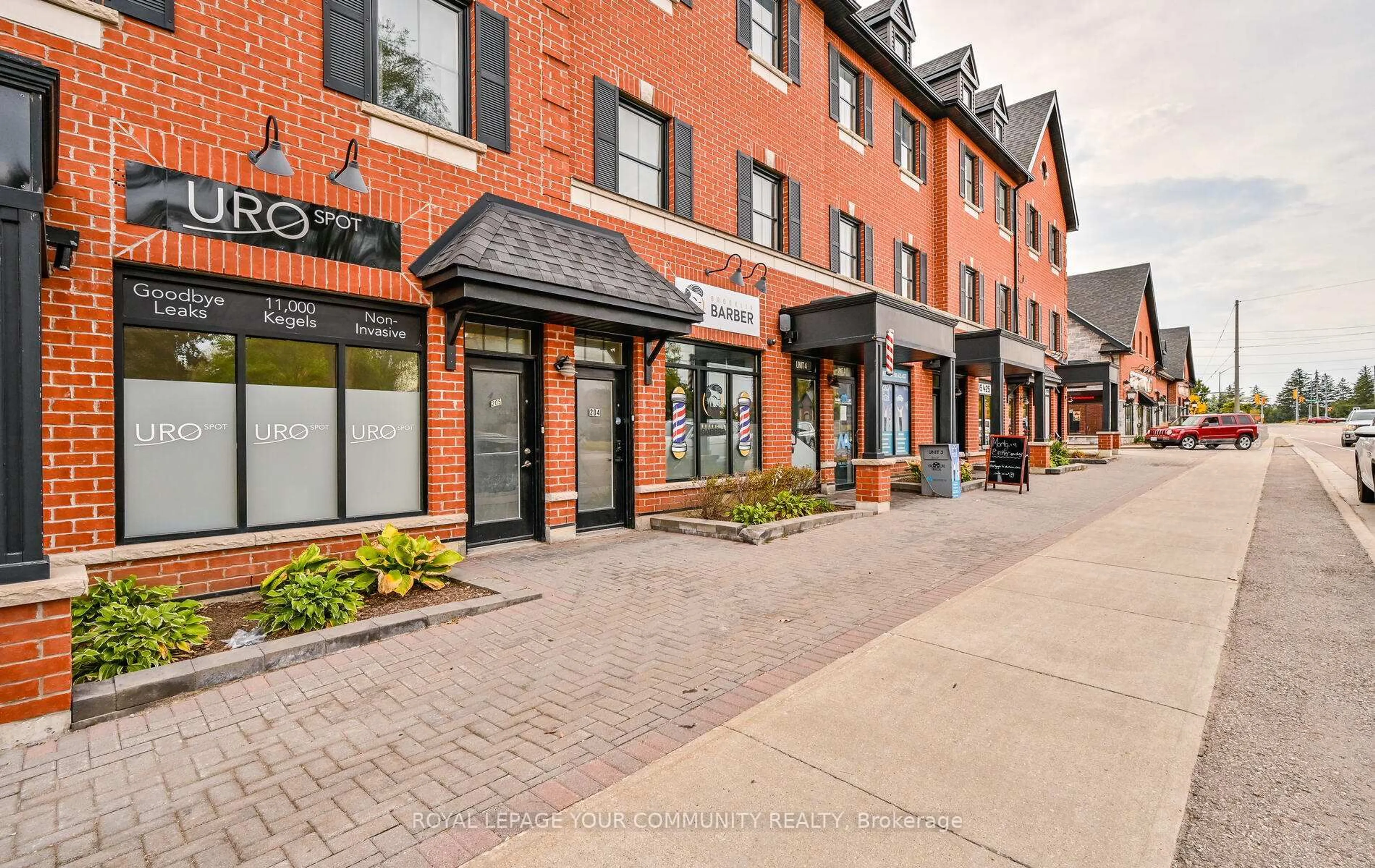 Patio, street for 17 Baldwin St #205, Whitby Ontario L1M 1A2