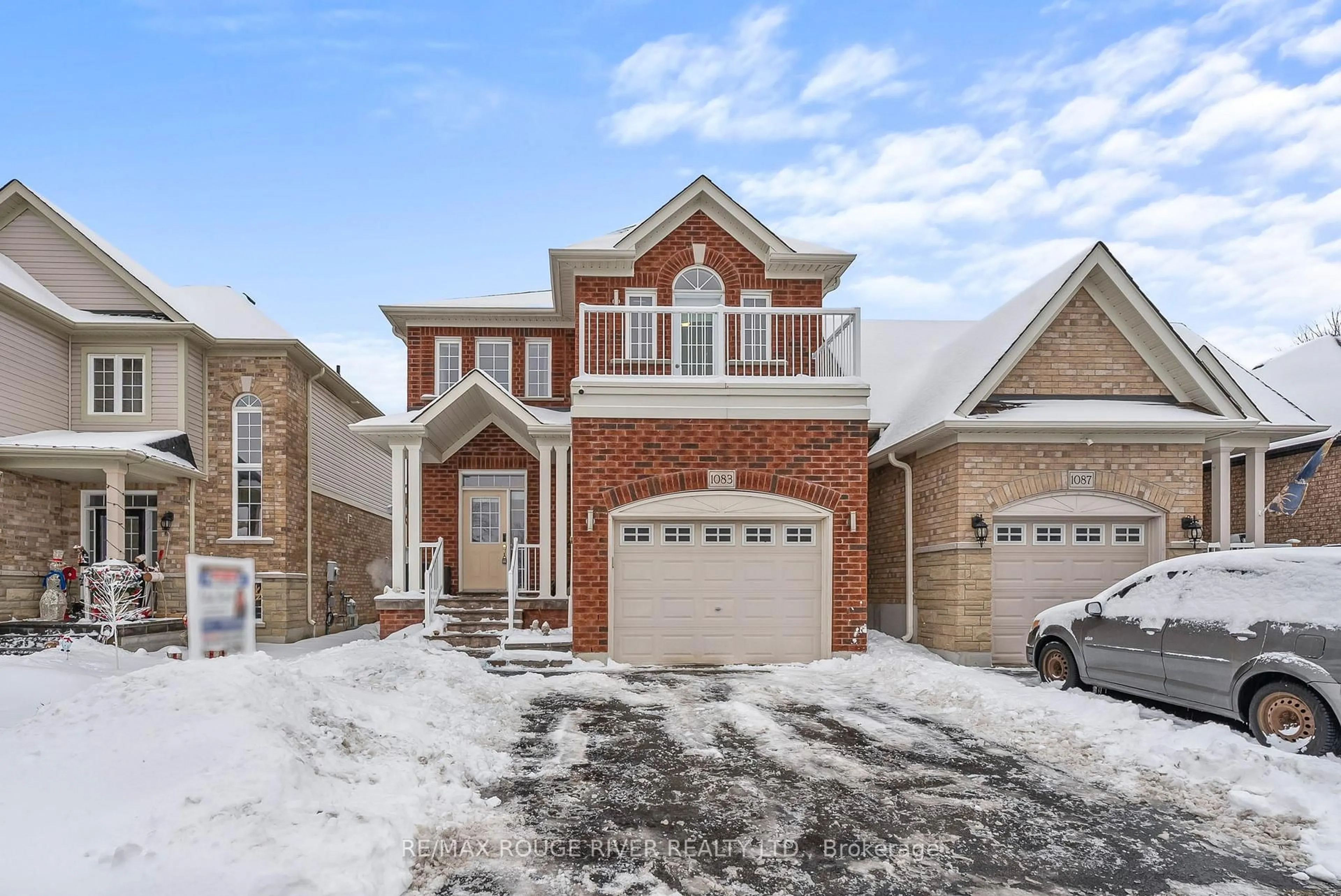 Home with brick exterior material, street for 1083 Glenbourne Dr, Oshawa Ontario L1K 0B7