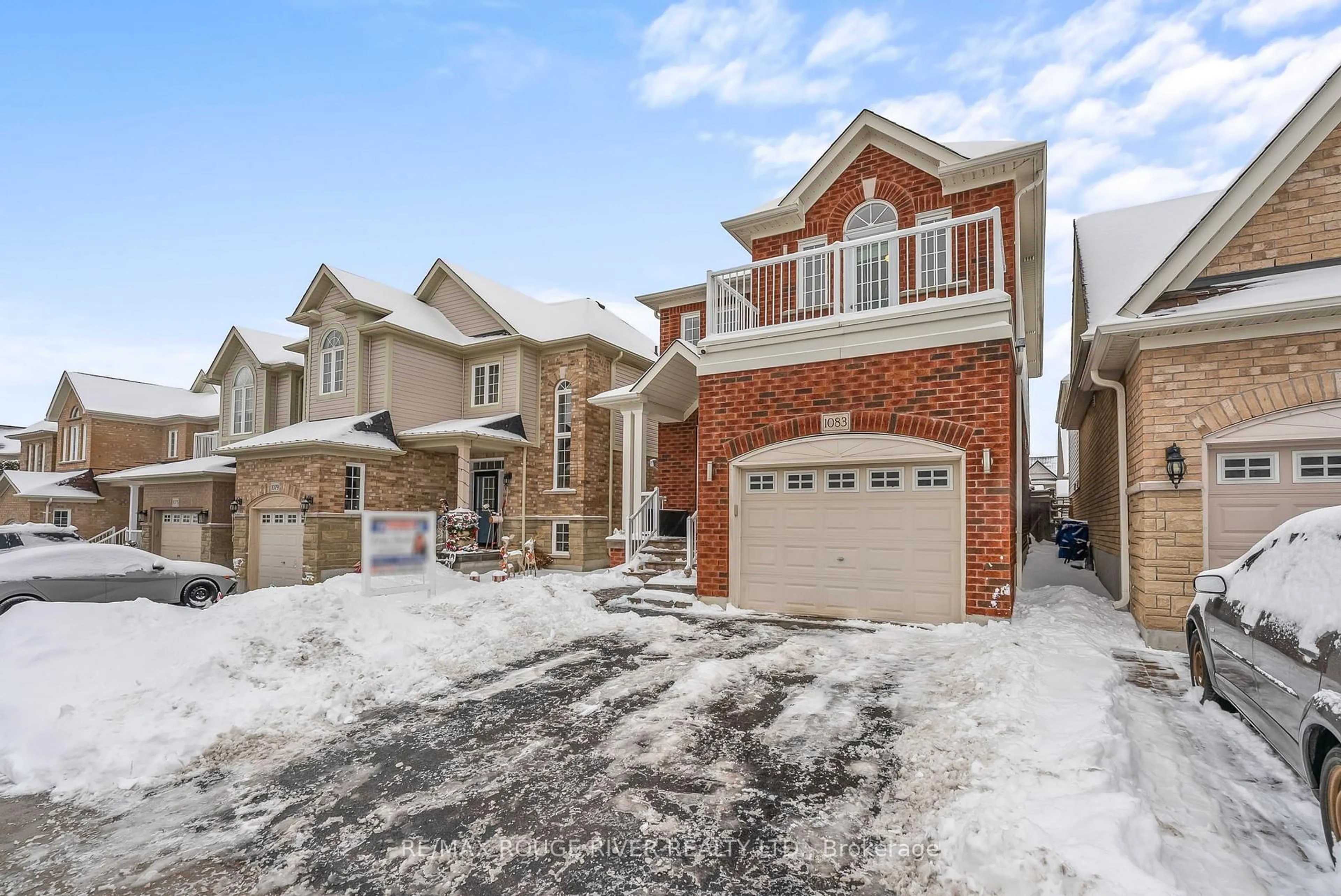 Home with brick exterior material, street for 1083 Glenbourne Dr, Oshawa Ontario L1K 0B7