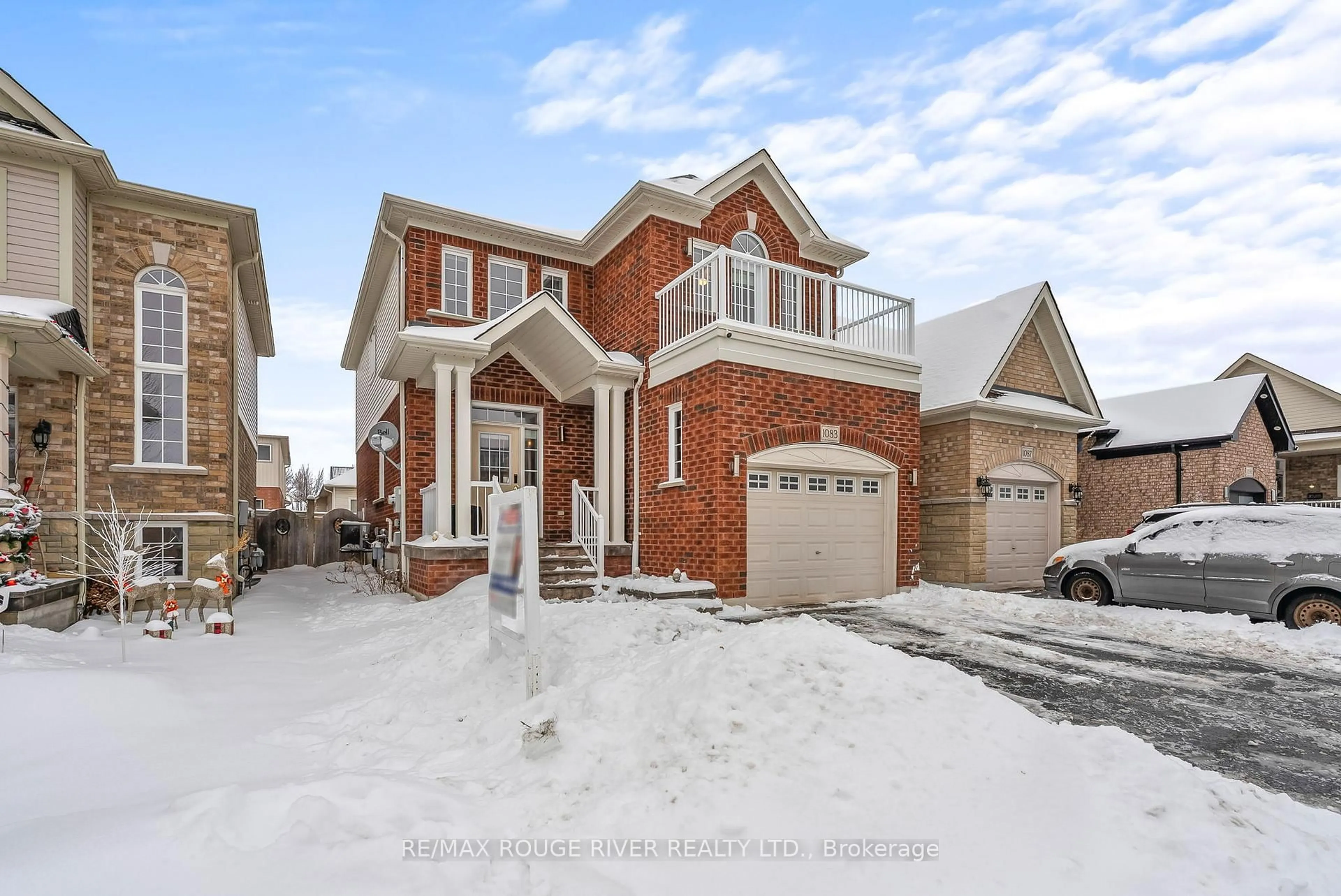 Home with brick exterior material, street for 1083 Glenbourne Dr, Oshawa Ontario L1K 0B7