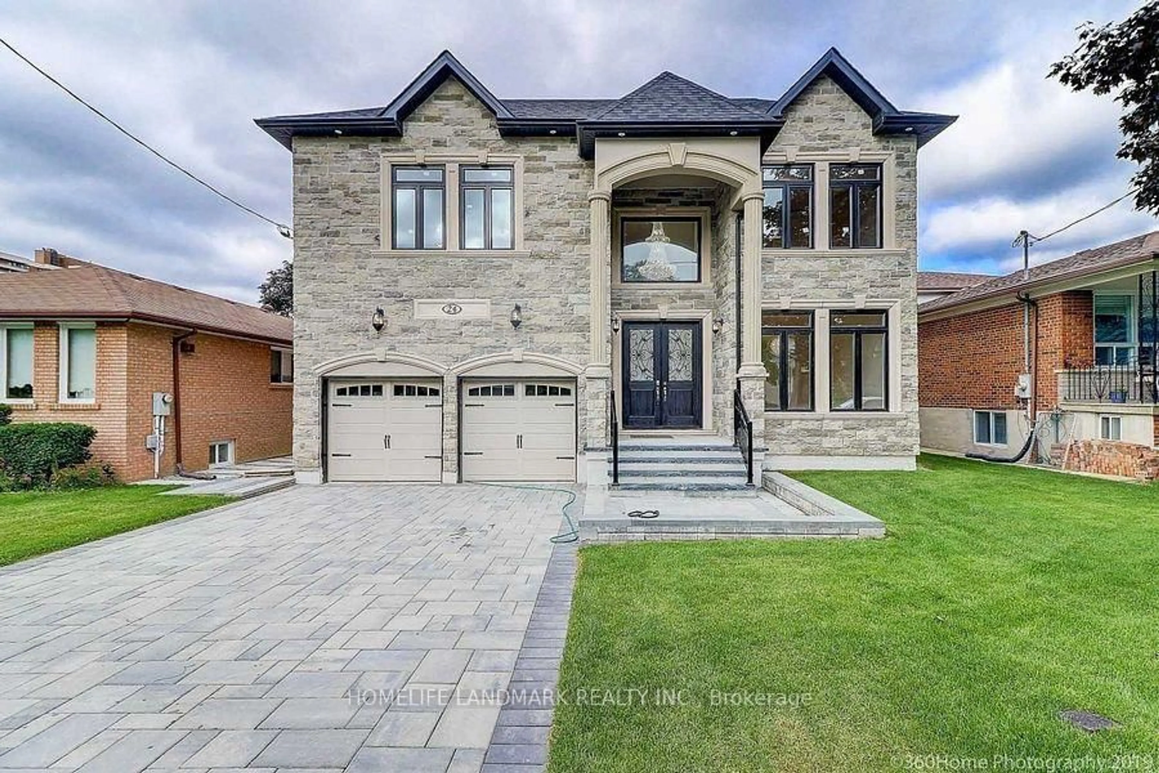 Home with brick exterior material, street for 24 Cedar Brae Blvd, Toronto Ontario M1J 2K3