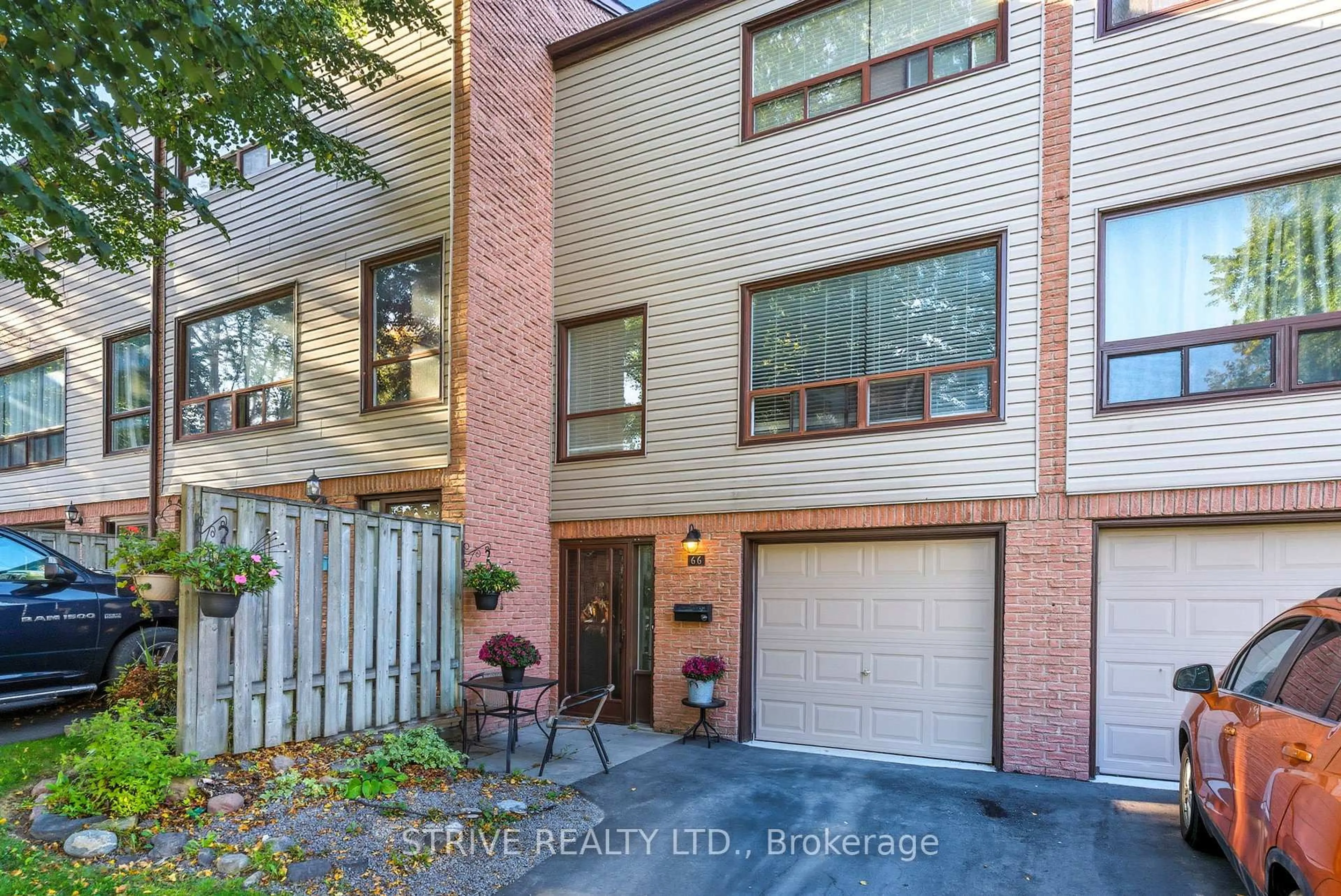 Home with brick exterior material, street for 66 Park Lane #66, Clarington Ontario L1B 0K2