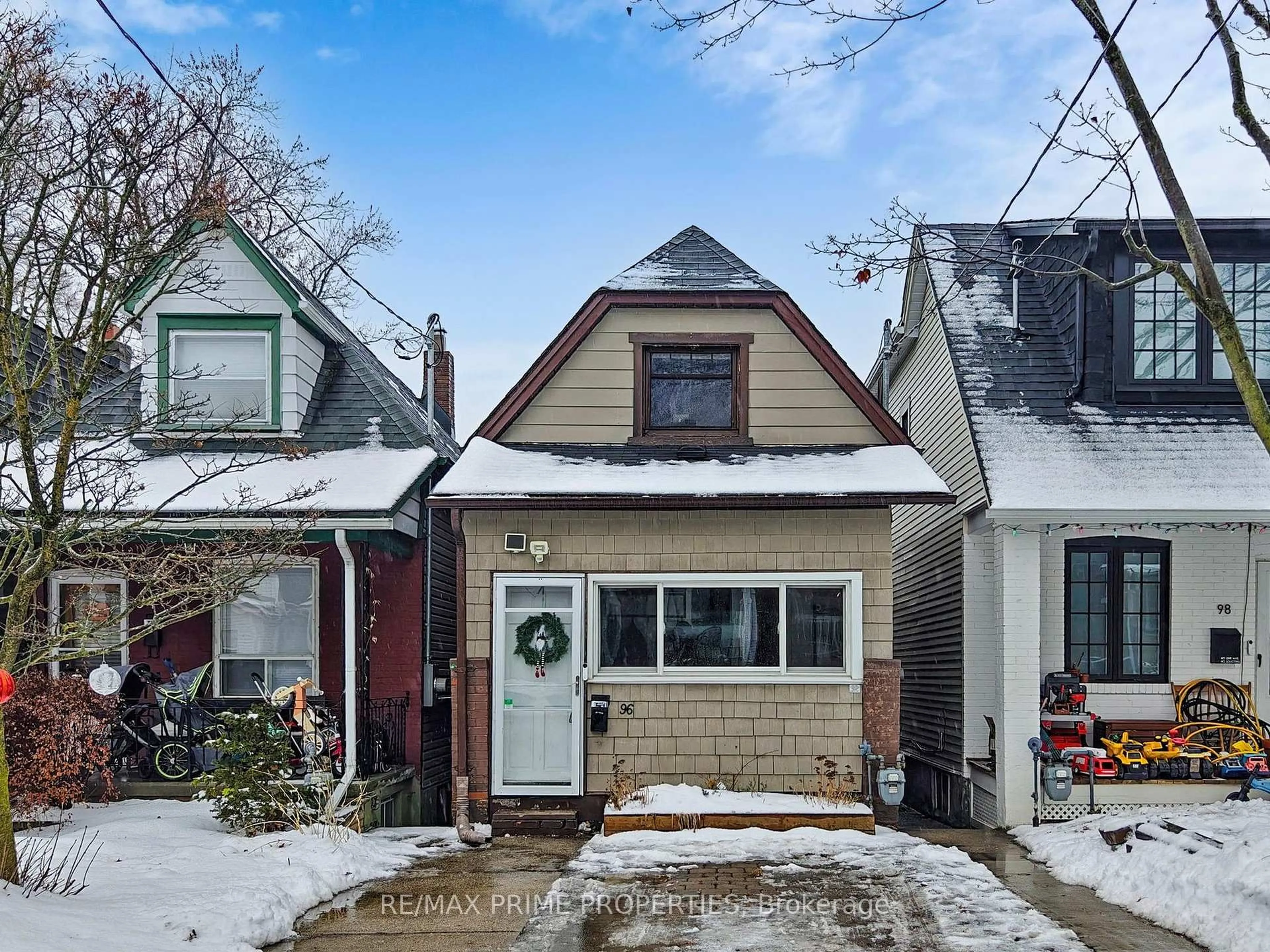 Home with brick exterior material, street for 96 Coleridge Ave, Toronto Ontario M4C 4H6