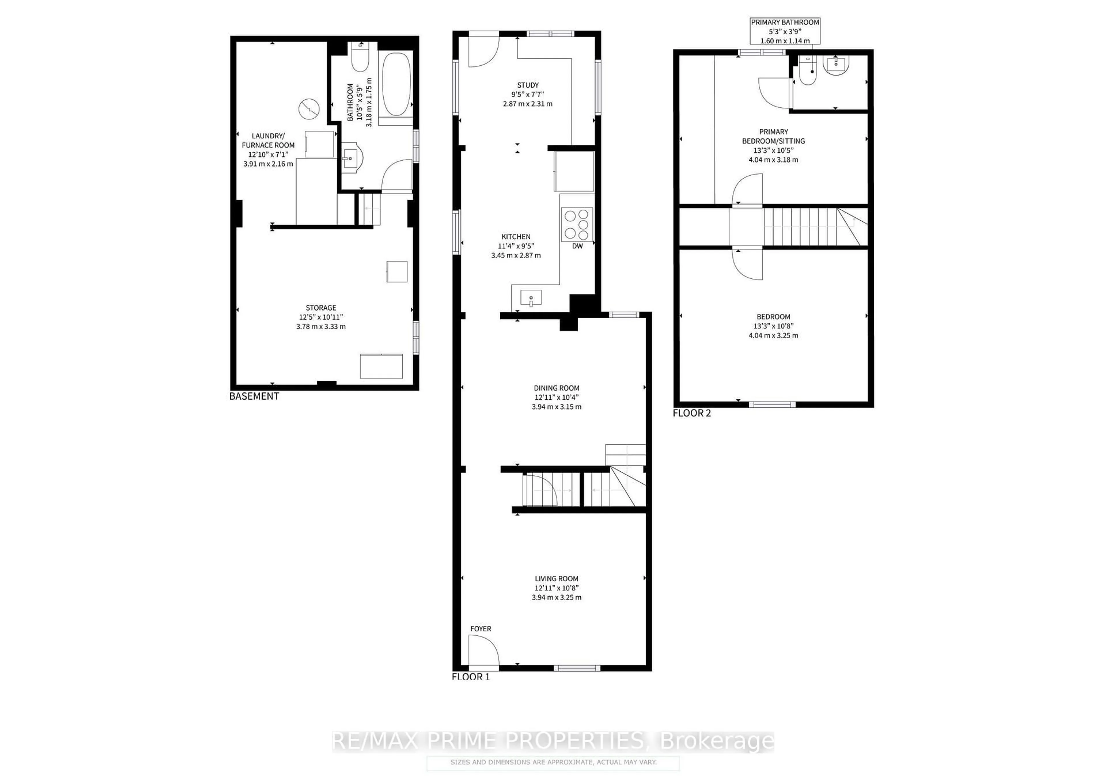 Floor plan for 96 Coleridge Ave, Toronto Ontario M4C 4H6