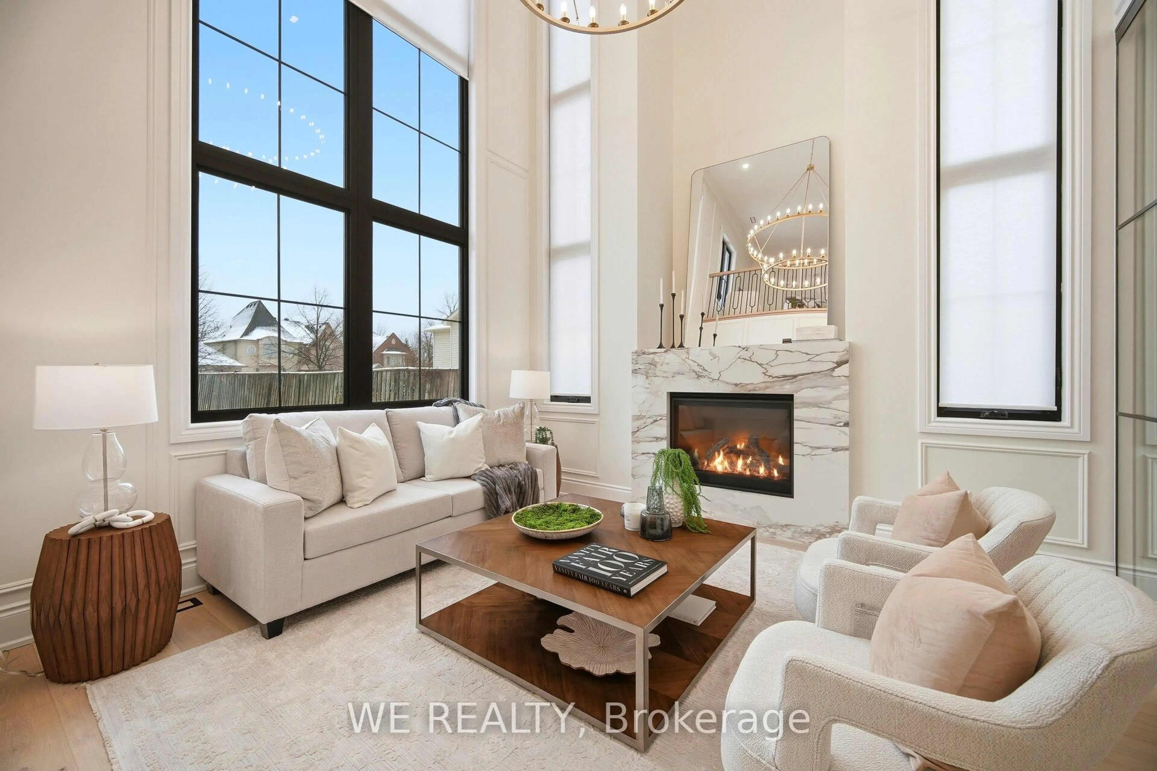 Living room with furniture, ceramic/tile floor for 372 Rouge Hill Crt, Pickering Ontario L1V 6L5