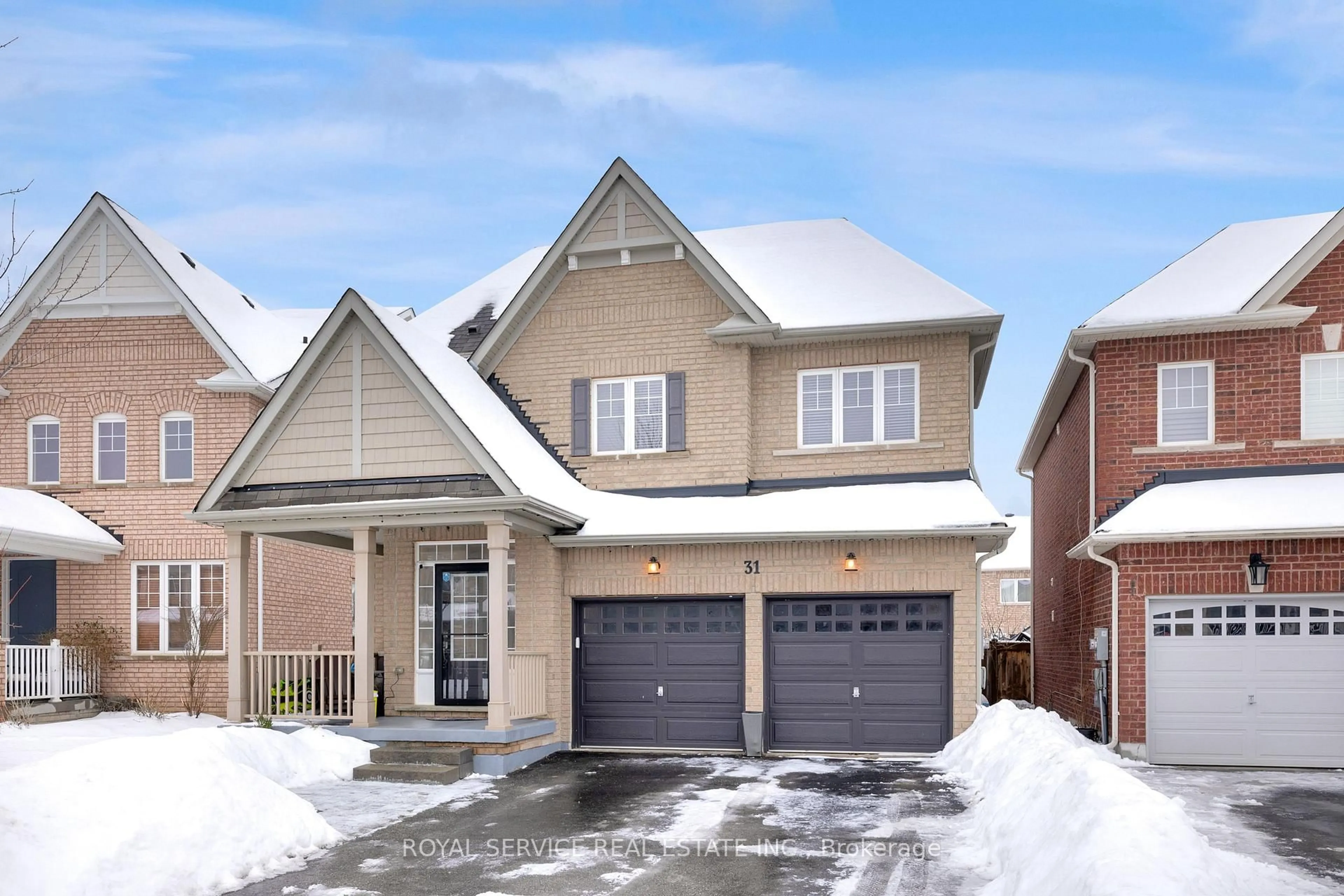 Home with brick exterior material, street for 31 Harvey Jones Ave, Clarington Ontario L1C 0L9