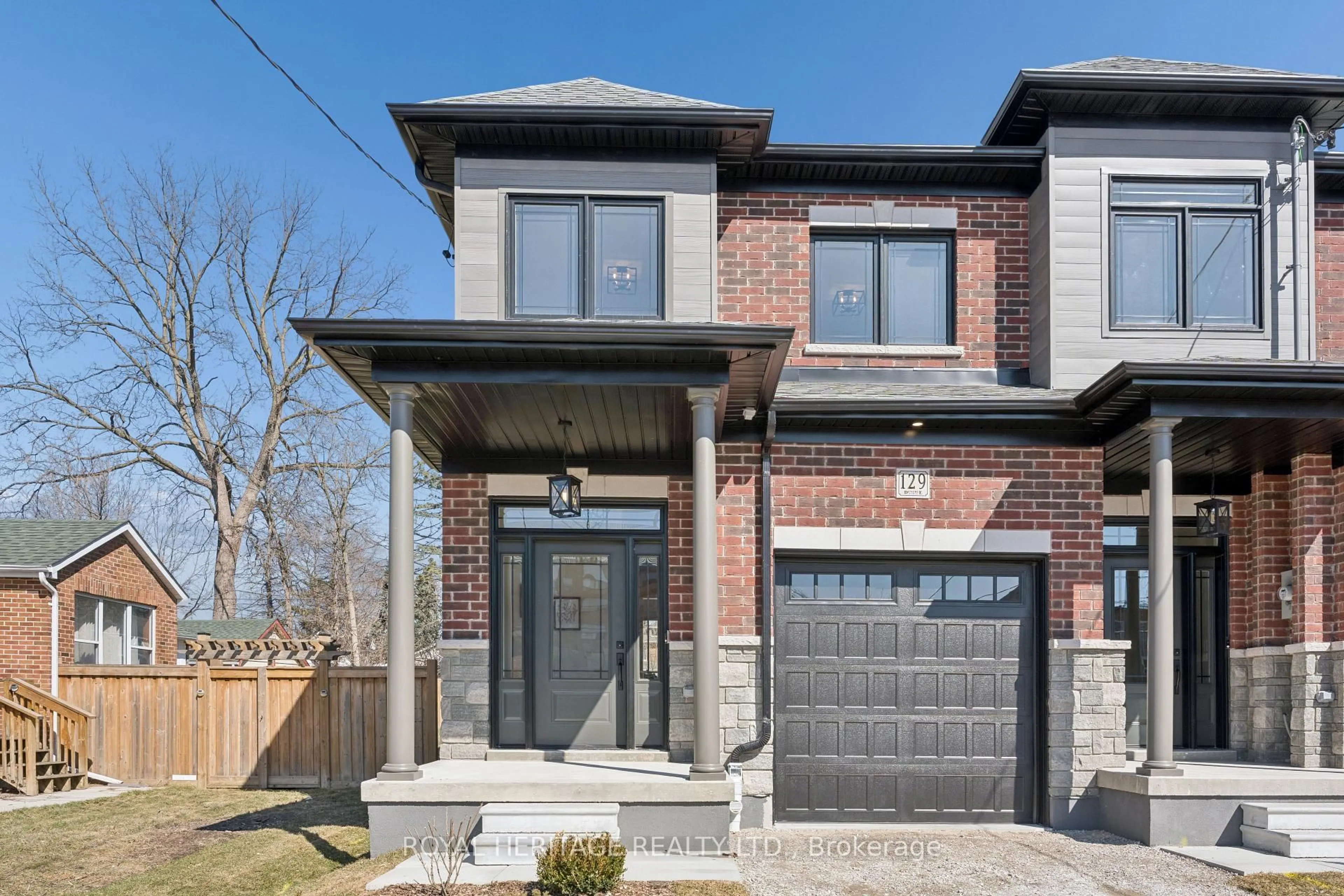 Home with brick exterior material, street for 129 Hickory St, Whitby Ontario L1N 3X6