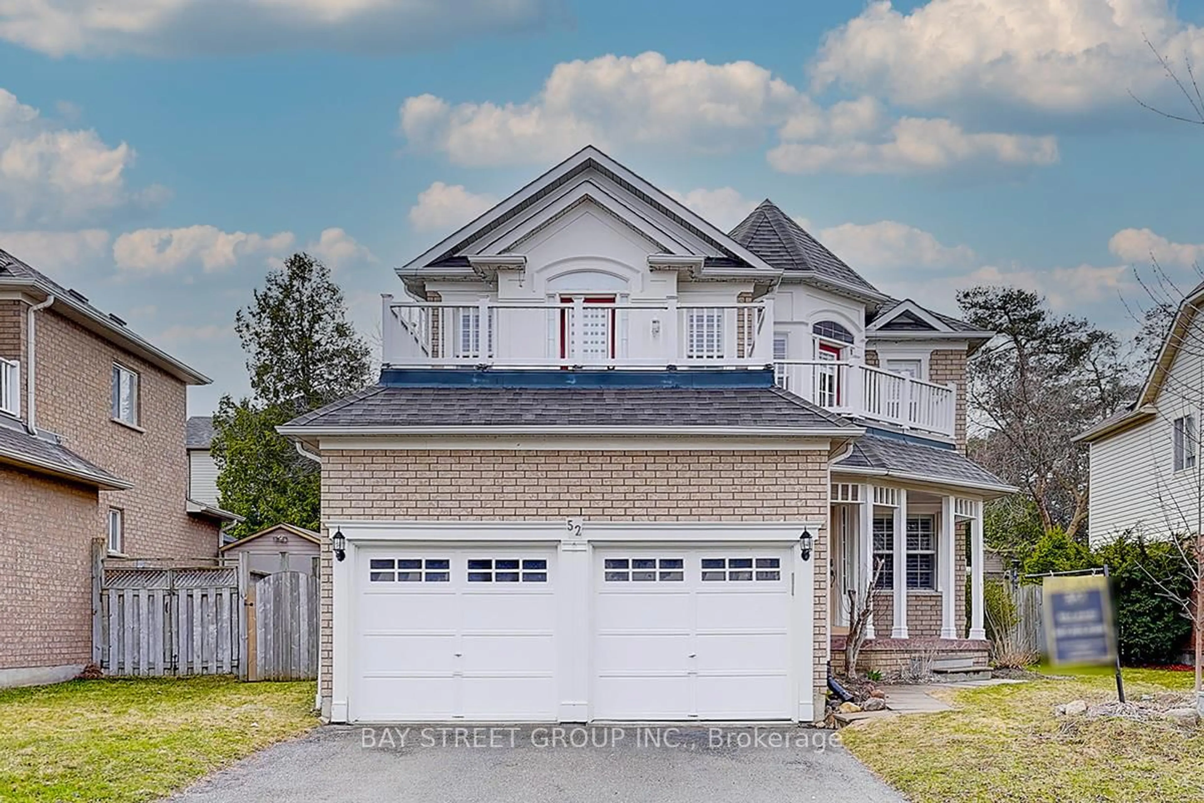 Home with brick exterior material, street for 52 Whitewater St, Whitby Ontario L1R 2S8