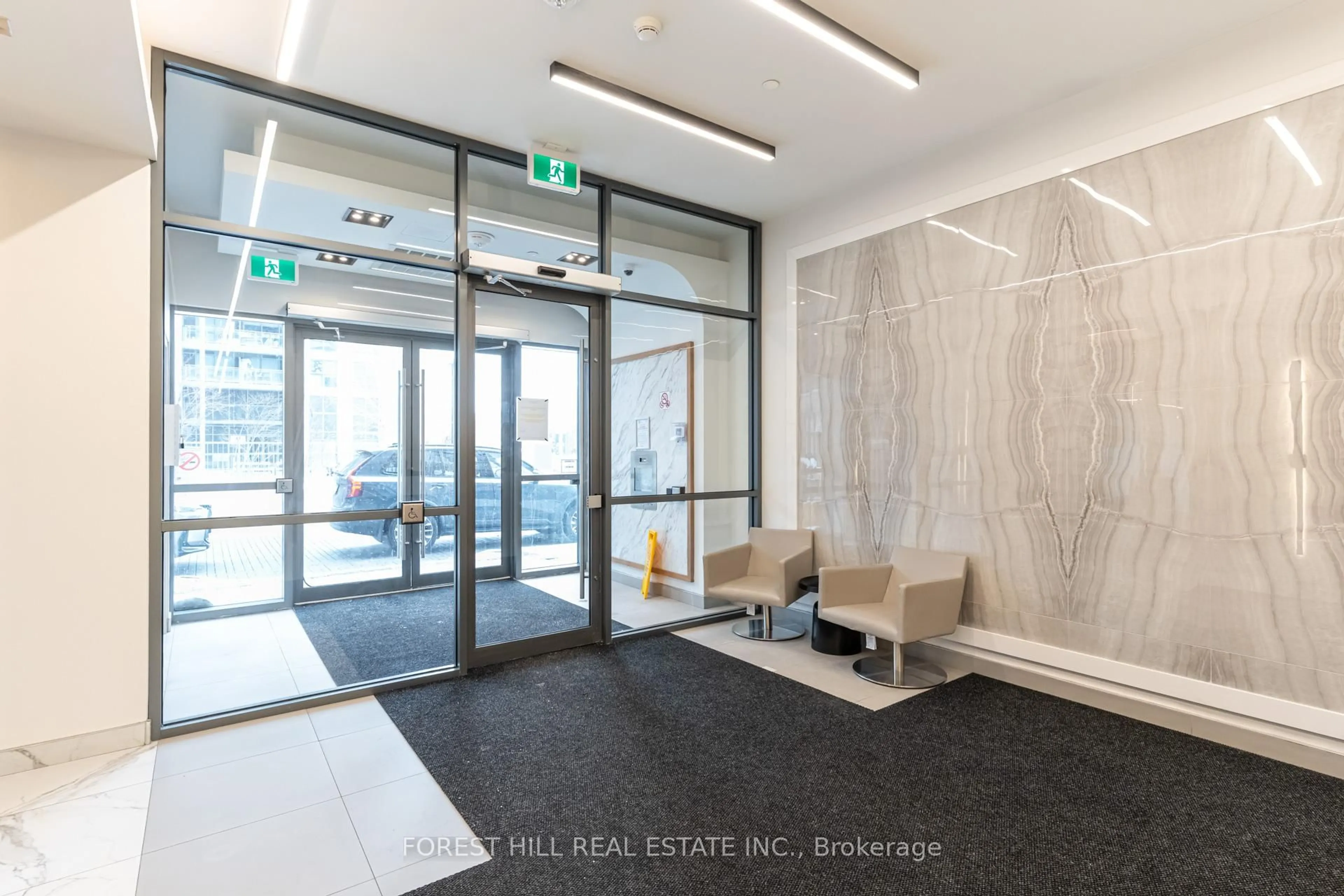 Indoor foyer for 10 Meadowglen Pl #304, Toronto Ontario M5G 0A8