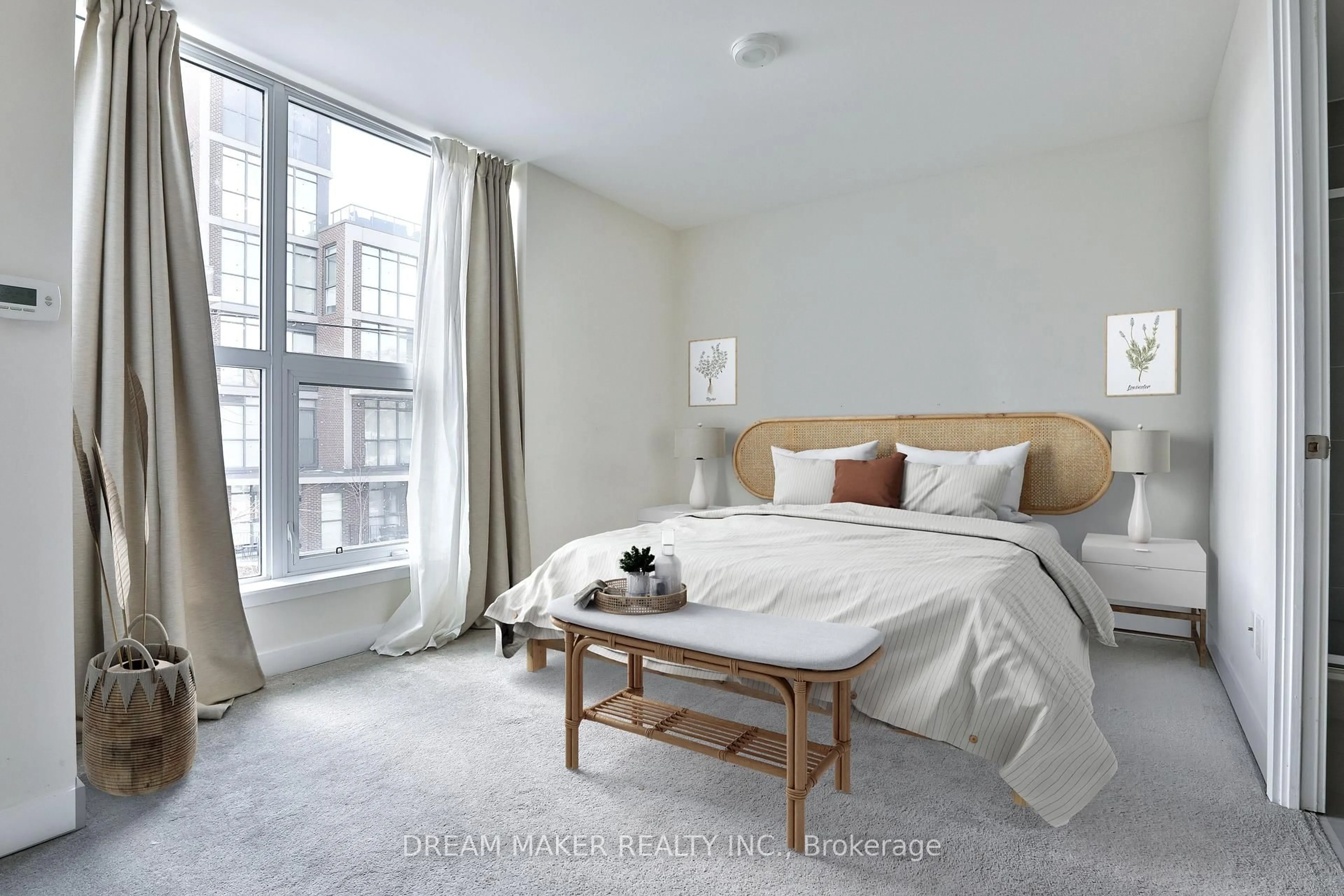 Bedroom with bed, unknown for 1350 Kingston Rd #115, Toronto Ontario M1N 1C8