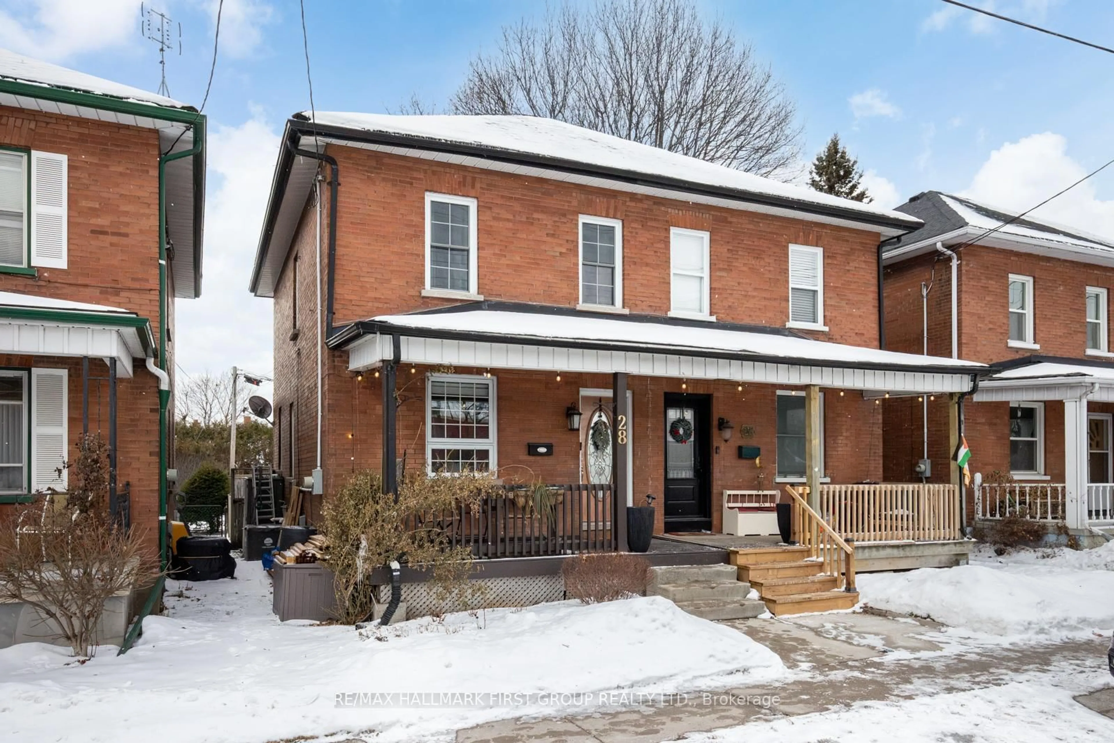 Home with brick exterior material, street for 28 Liberty St, Clarington Ontario L1C 2N2