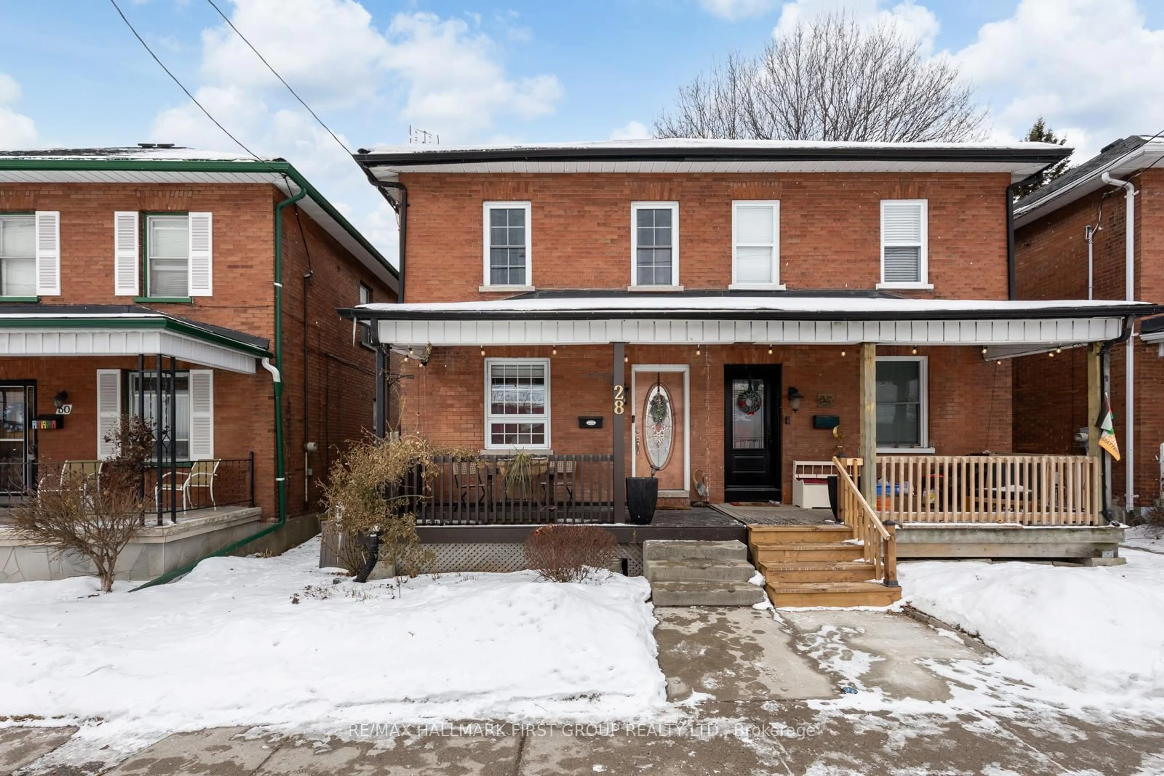 Home with brick exterior material, street for 28 Liberty St, Clarington Ontario L1C 2N2