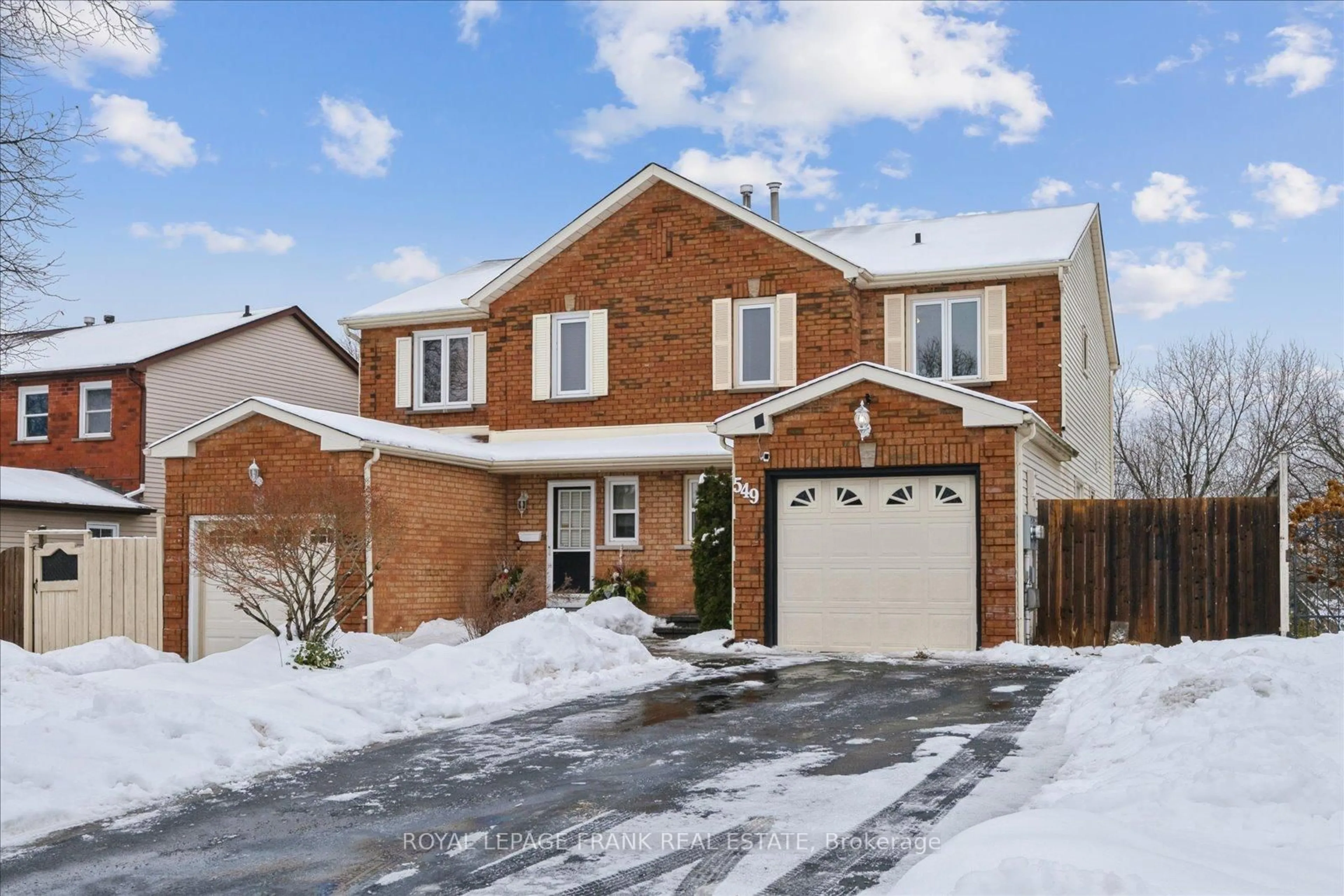 Home with brick exterior material, street for 549 Cobblehill Dr, Oshawa Ontario L1K 1Y6