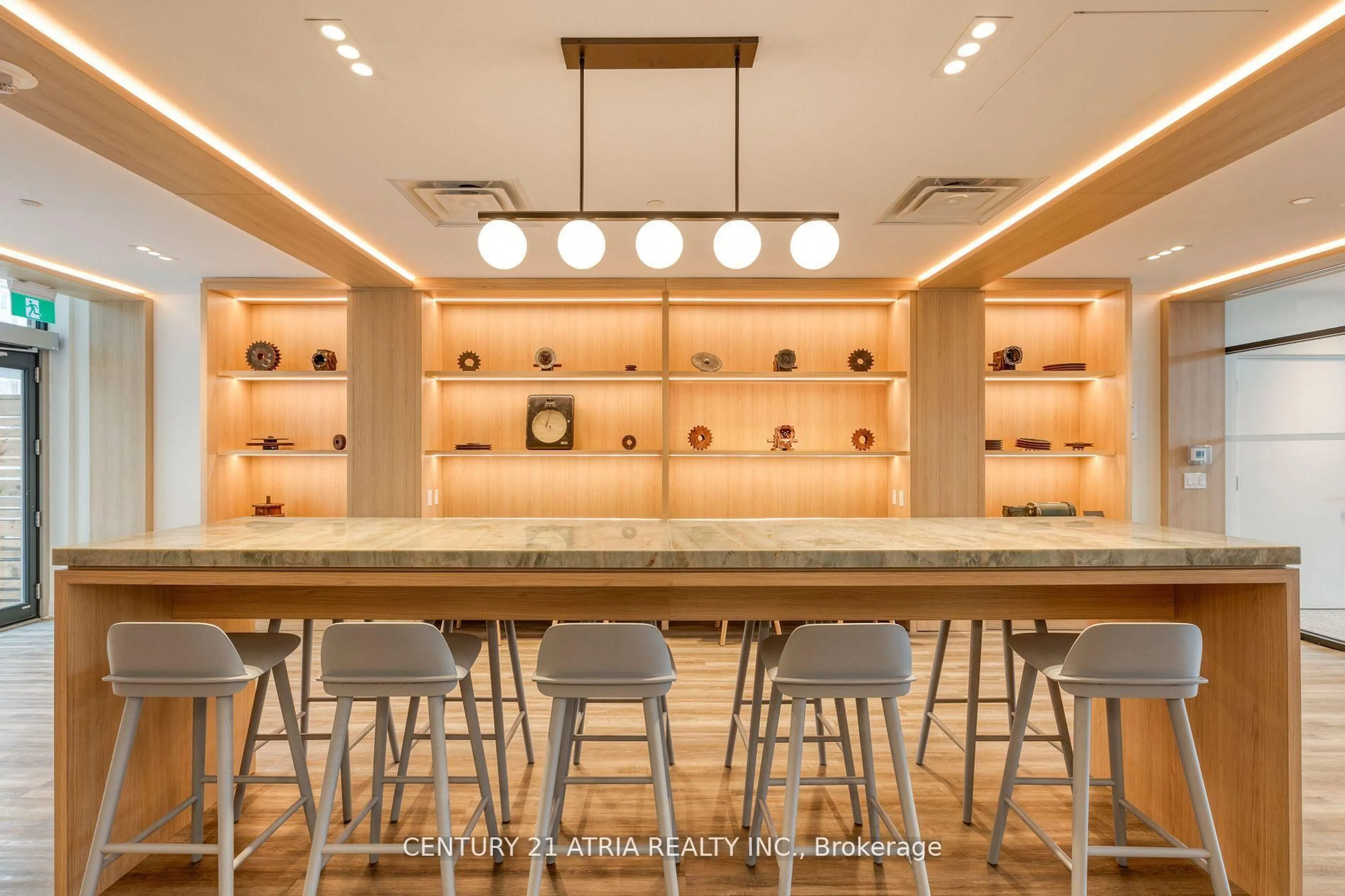 Contemporary kitchen, unknown for 150 Logan Ave #504, Toronto Ontario M4M 1C3