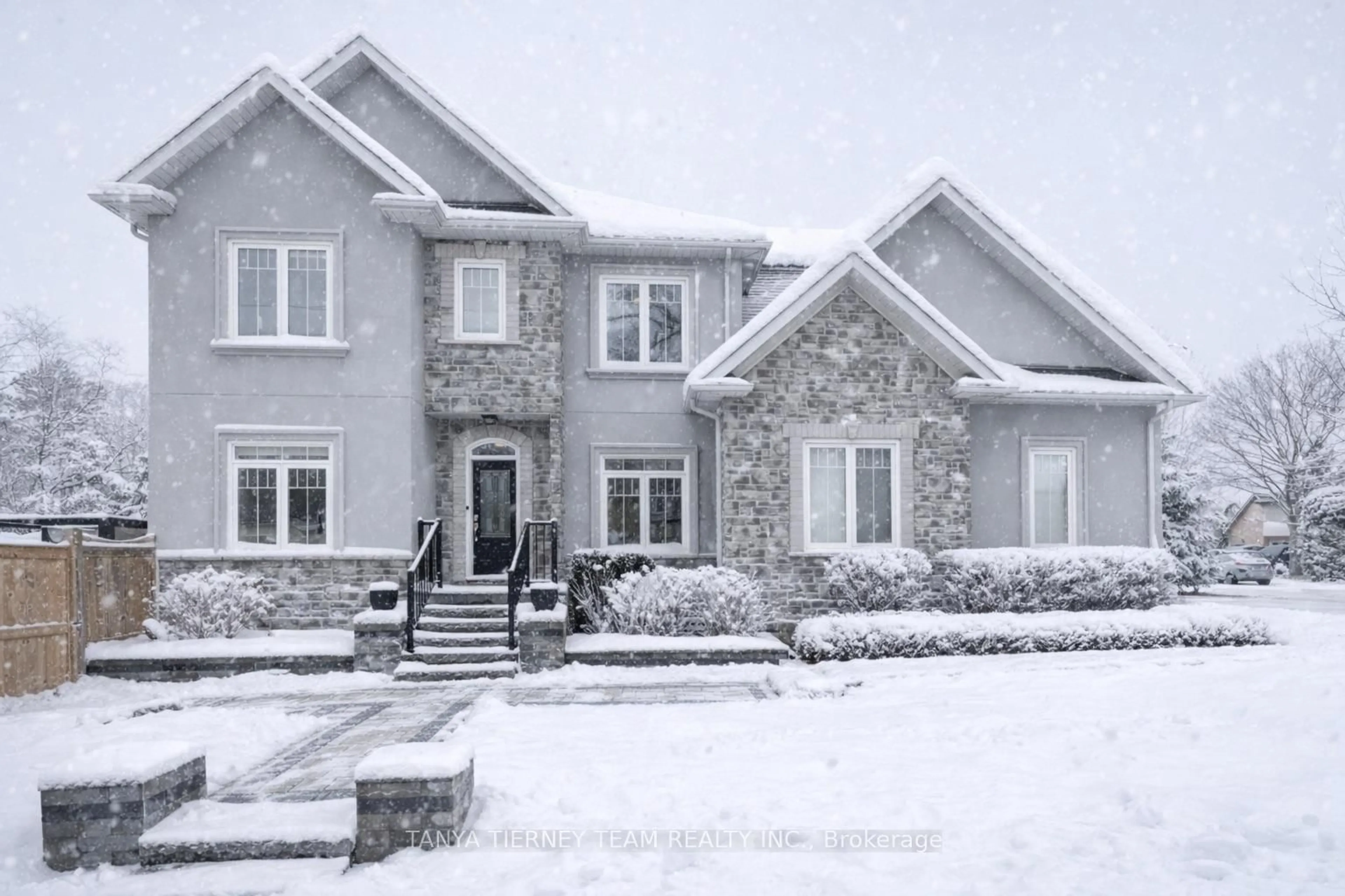 Home with brick exterior material, street for 1 Centre St, Whitby Ontario L1M 1C1