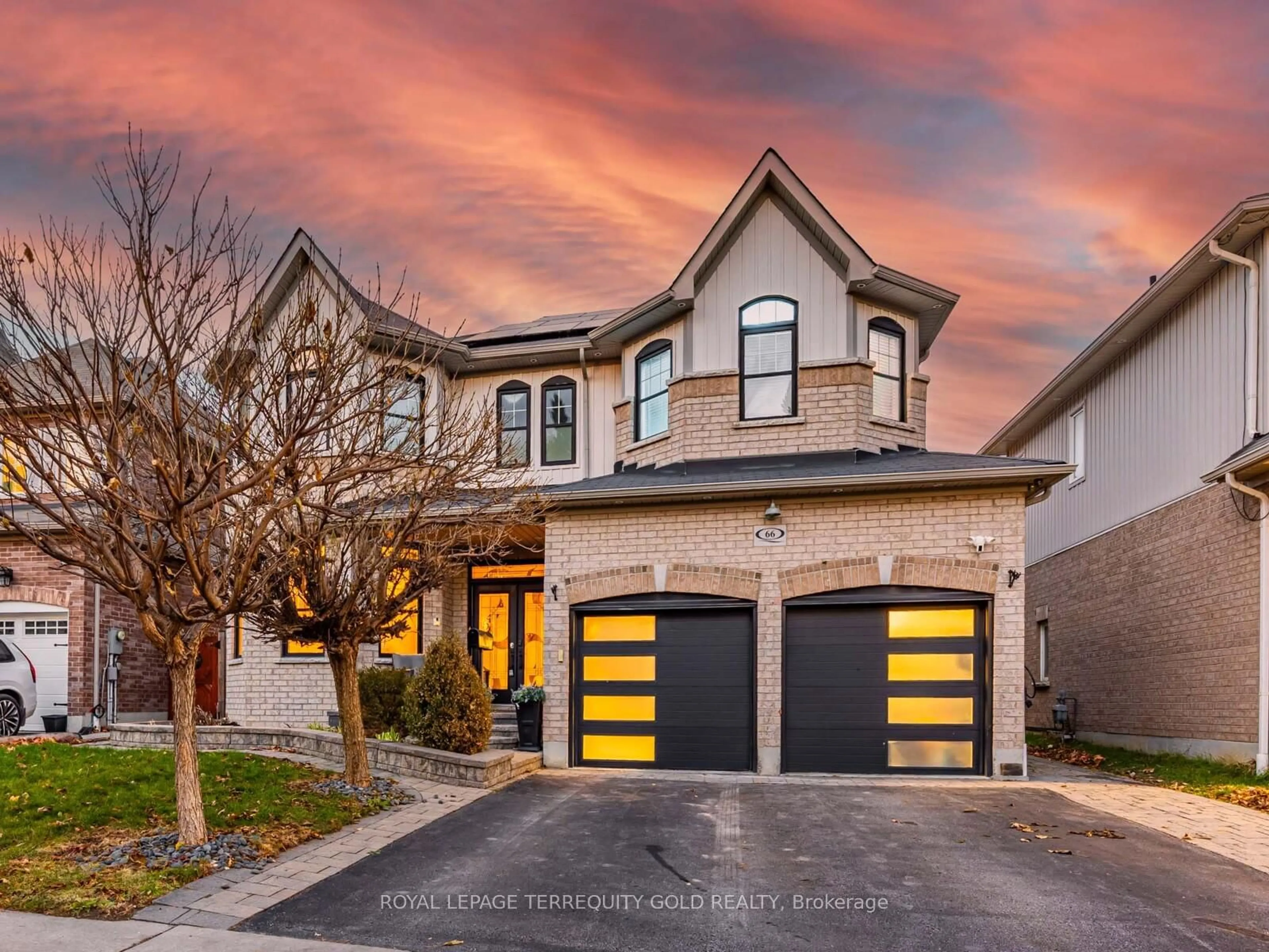 Home with brick exterior material, street for 66 Rideout St, Ajax Ontario L1S 1P8