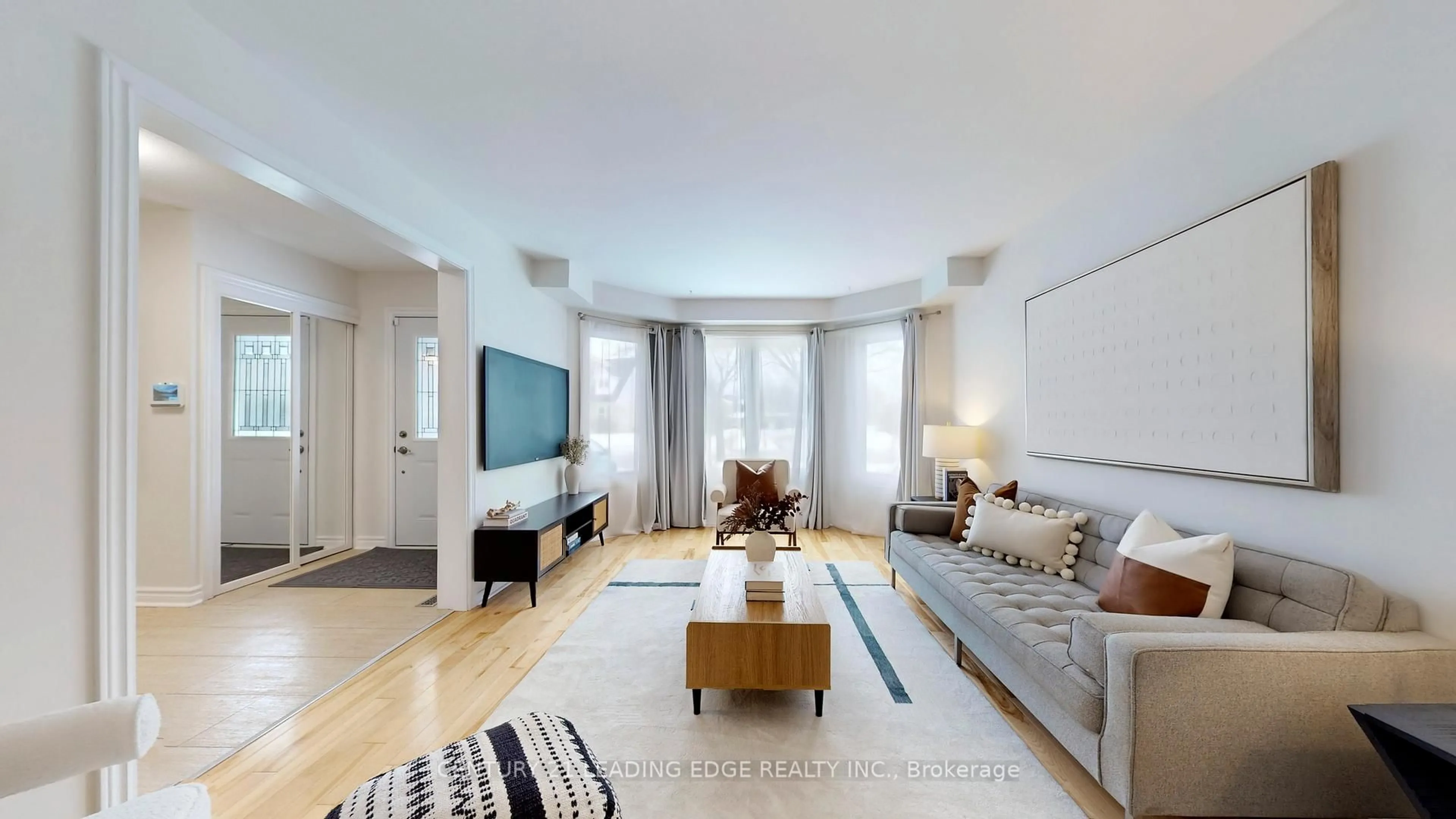 Living room with furniture, unknown for 692 Amaretto Ave, Pickering Ontario L1X 1L6