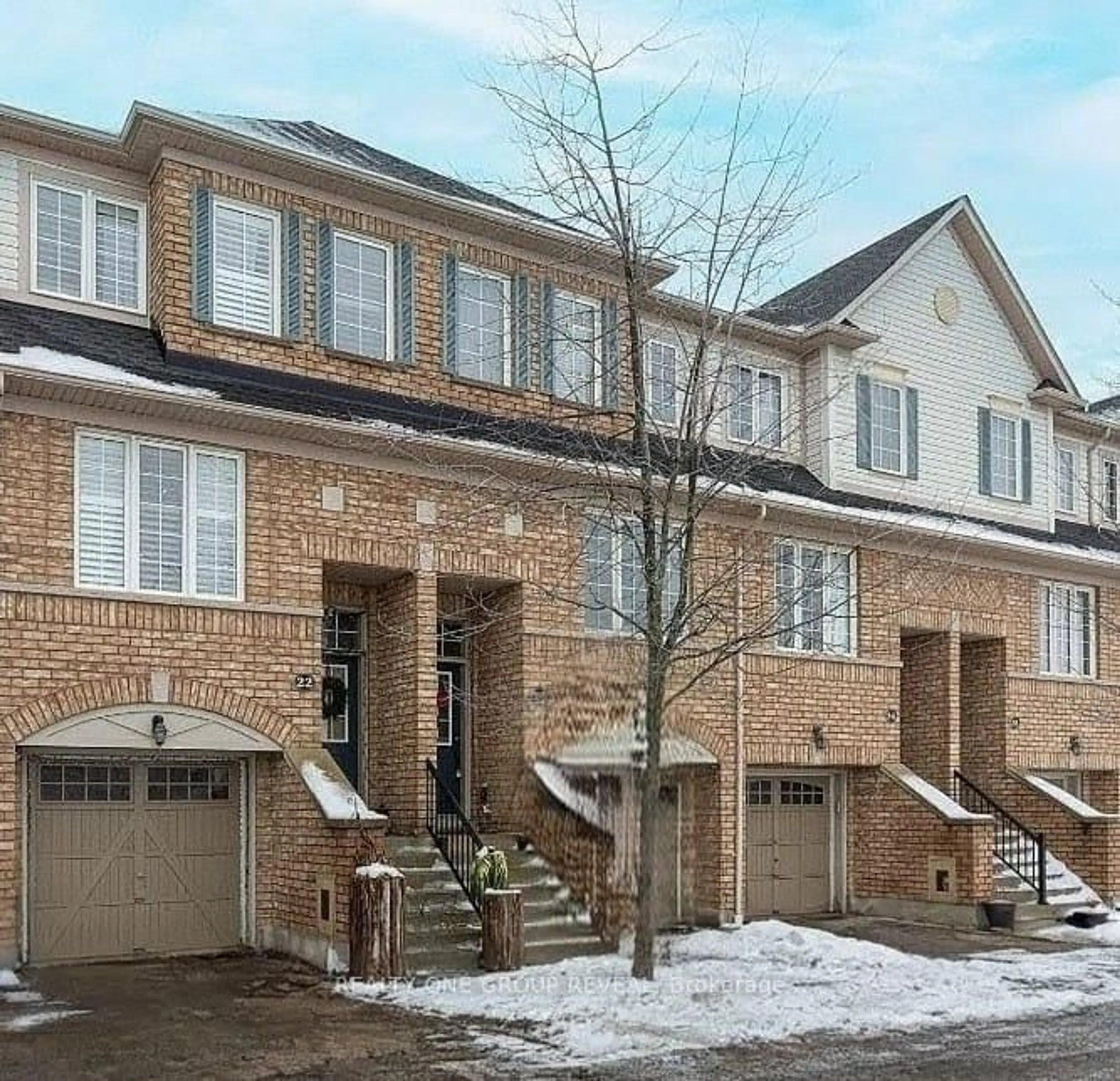 Home with brick exterior material, street for 22 Lavan Lane #67, Ajax Ontario L1T 0H1