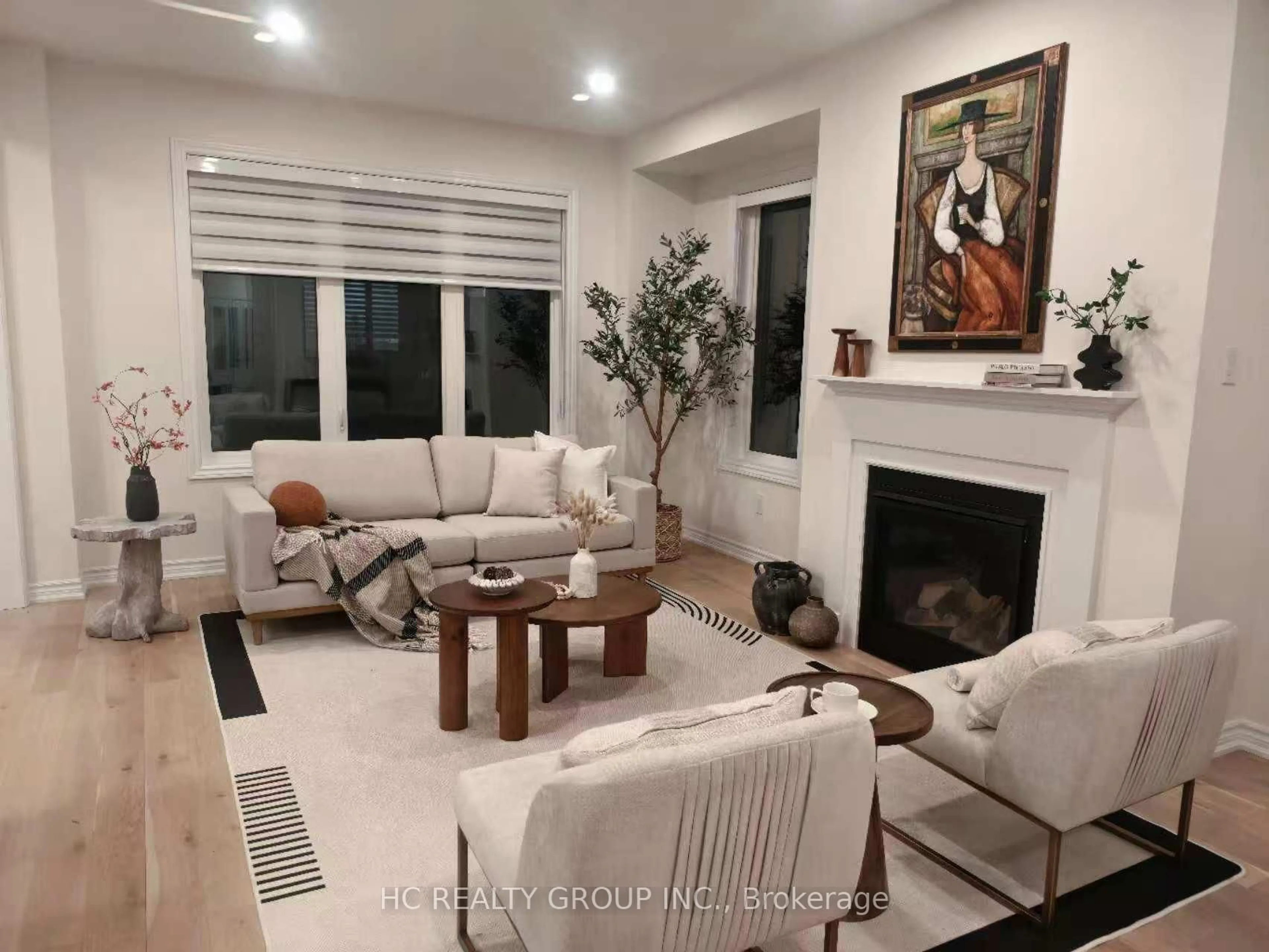 Living room with furniture, ceramic/tile floor for 664 Grand Ridge Ave, Oshawa Ontario L1K 0E2