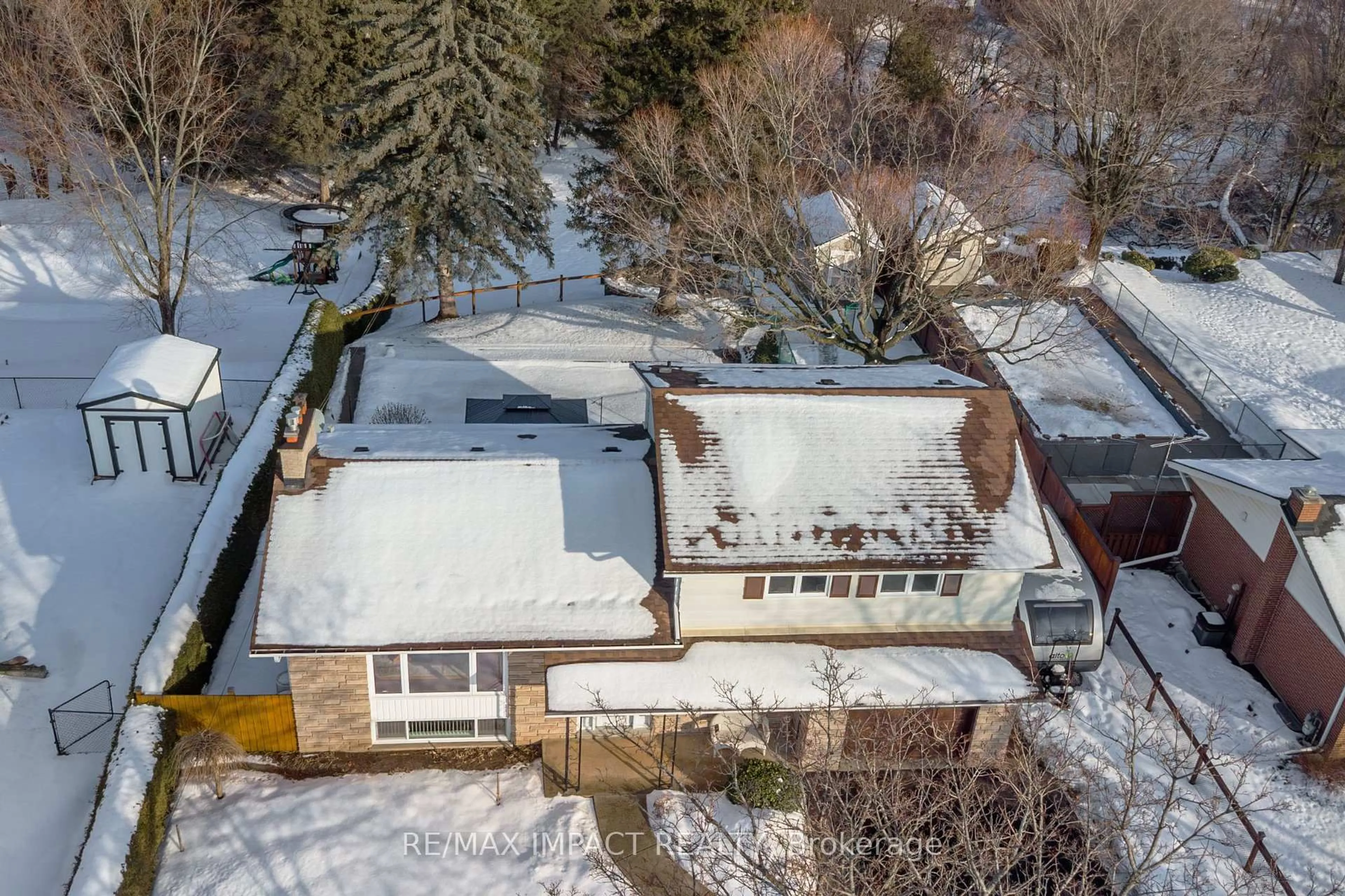 A pic from outside/outdoor area/front of a property/back of a property/a pic from drone, street for 5675 Main St, Clarington Ontario L0B 1M0