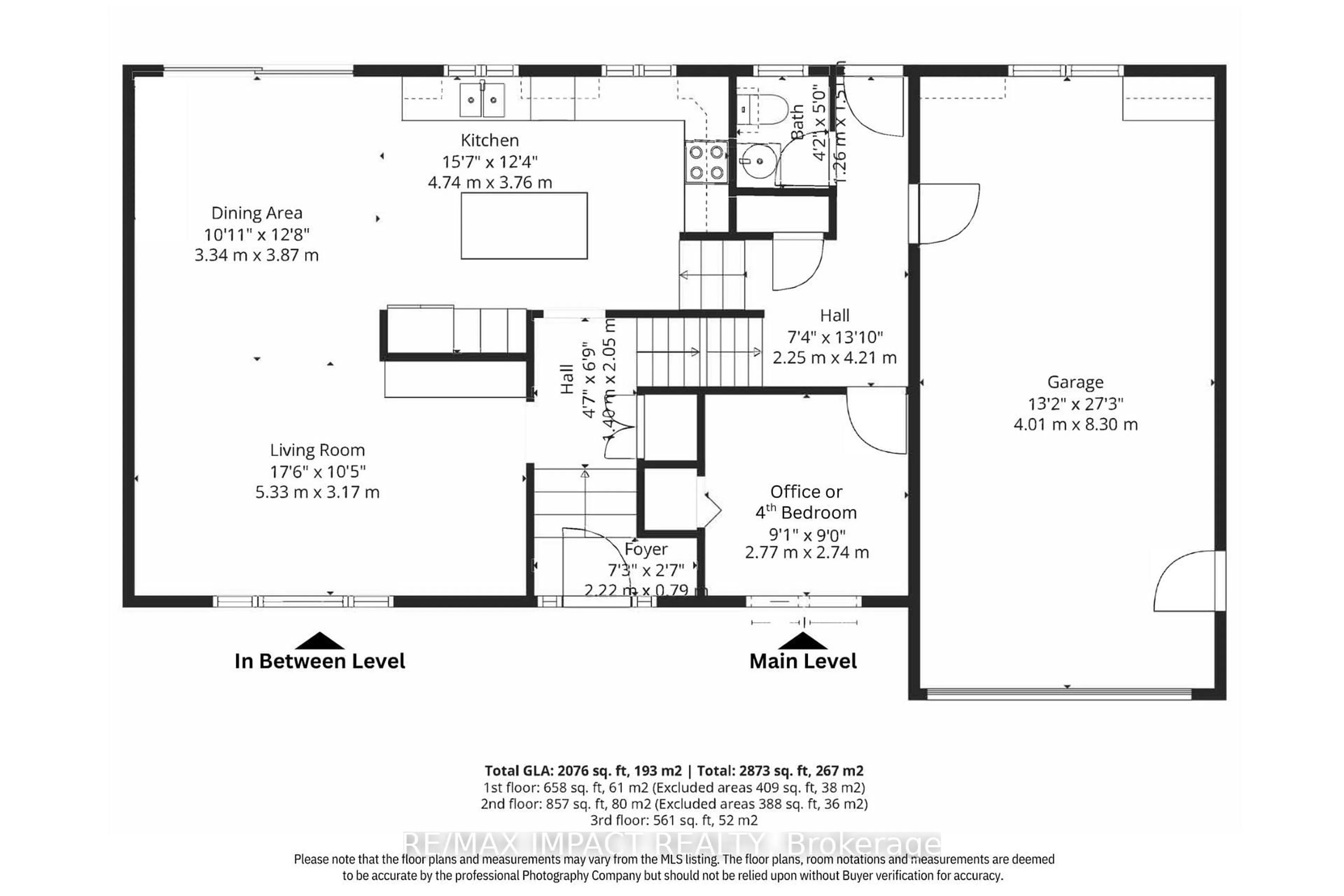 Floor plan for 5675 Main St, Clarington Ontario L0B 1M0