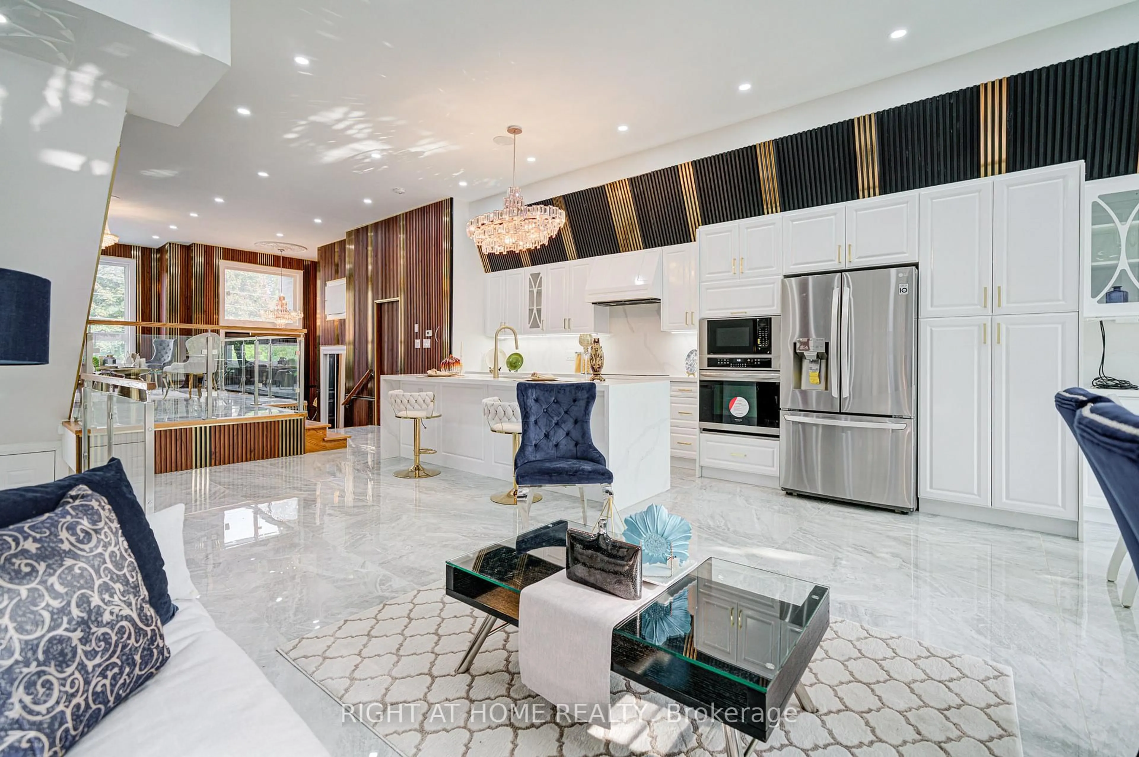 Contemporary kitchen, ceramic/tile floor for 80 Haslam St, Toronto Ontario M1N 3N7