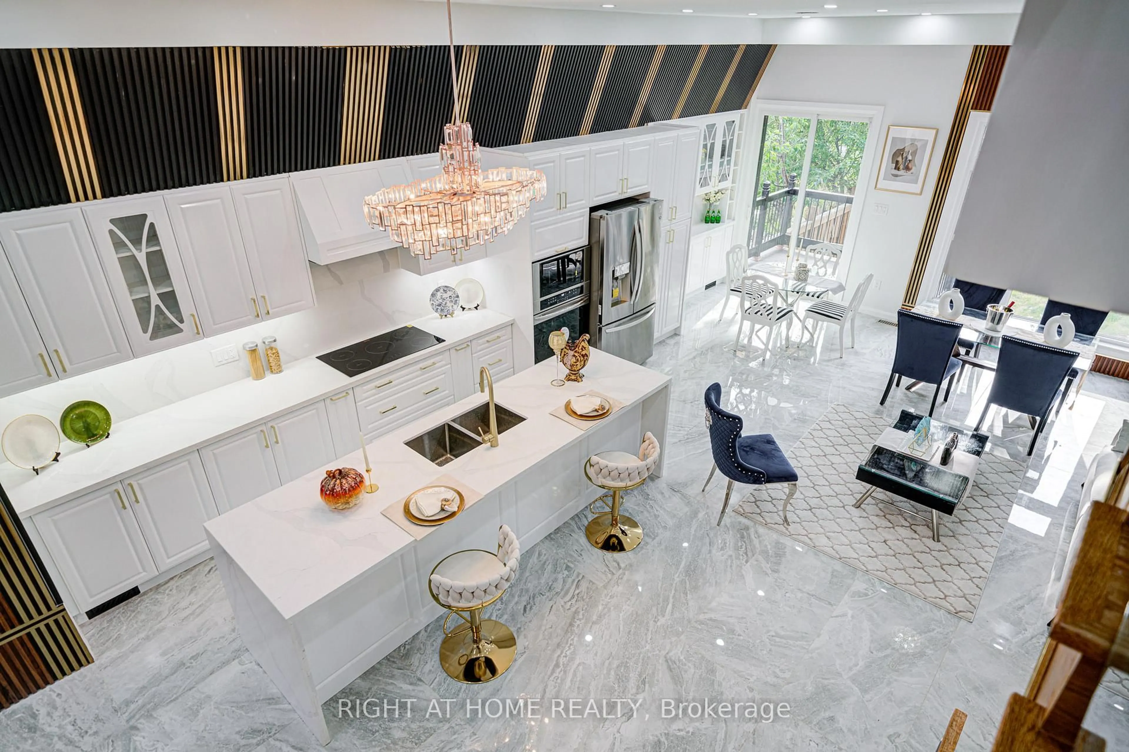 Contemporary kitchen, ceramic/tile floor for 80 Haslam St, Toronto Ontario M1N 3N7